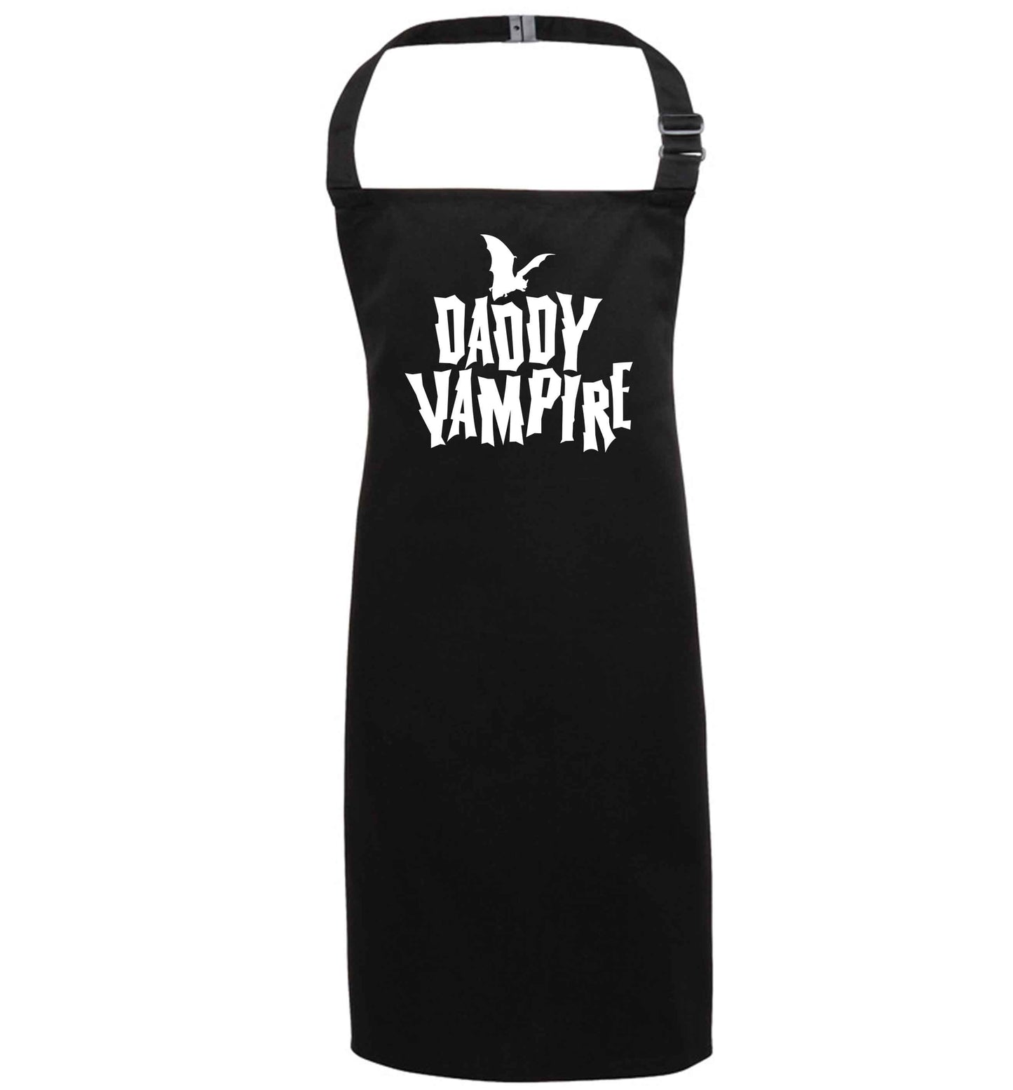 Daddy vampire black apron 7-10 years