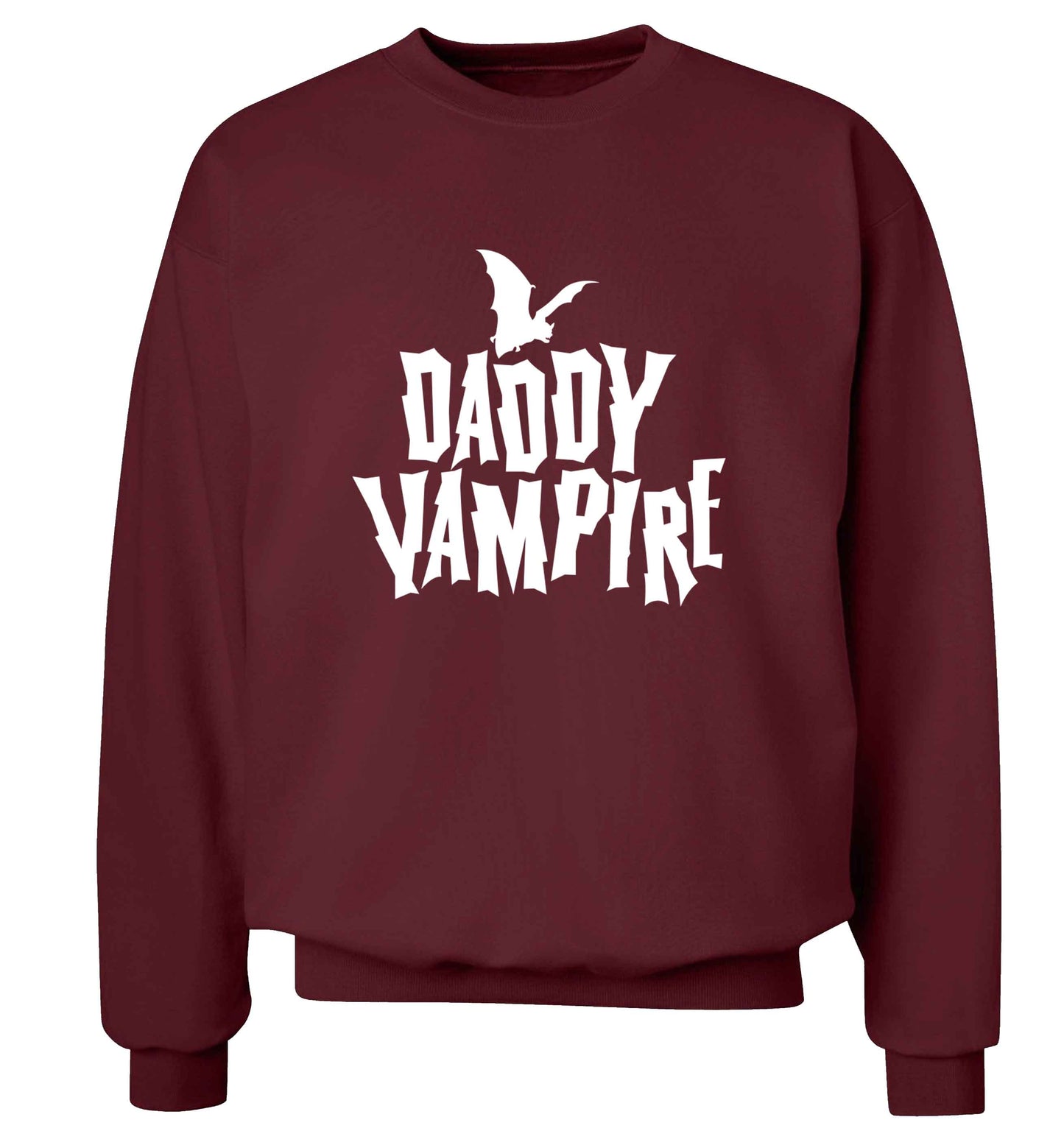 Daddy vampire adult's unisex maroon sweater 2XL