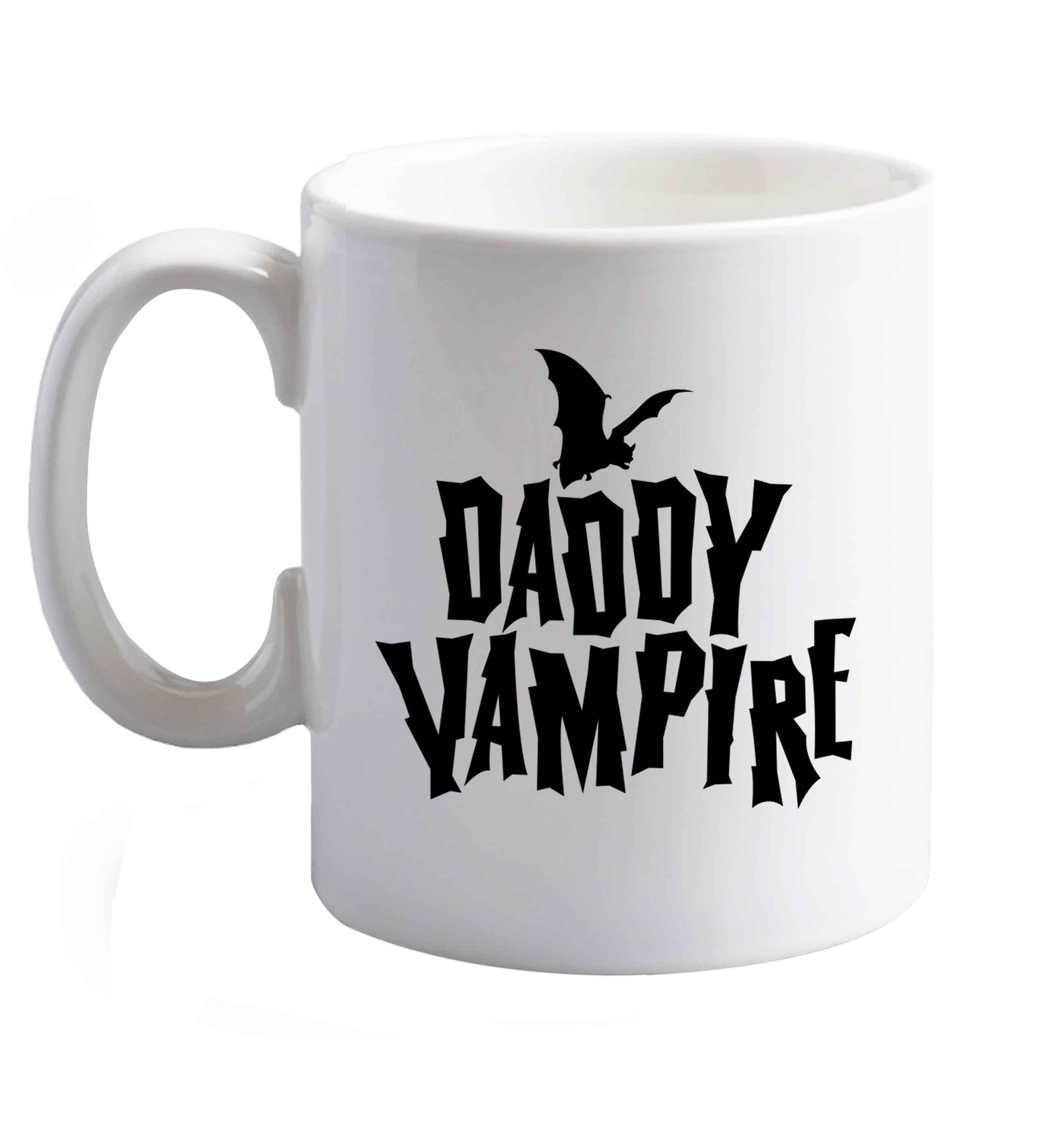 10 oz Favourite Type Pan Pancake ceramic mug right handed