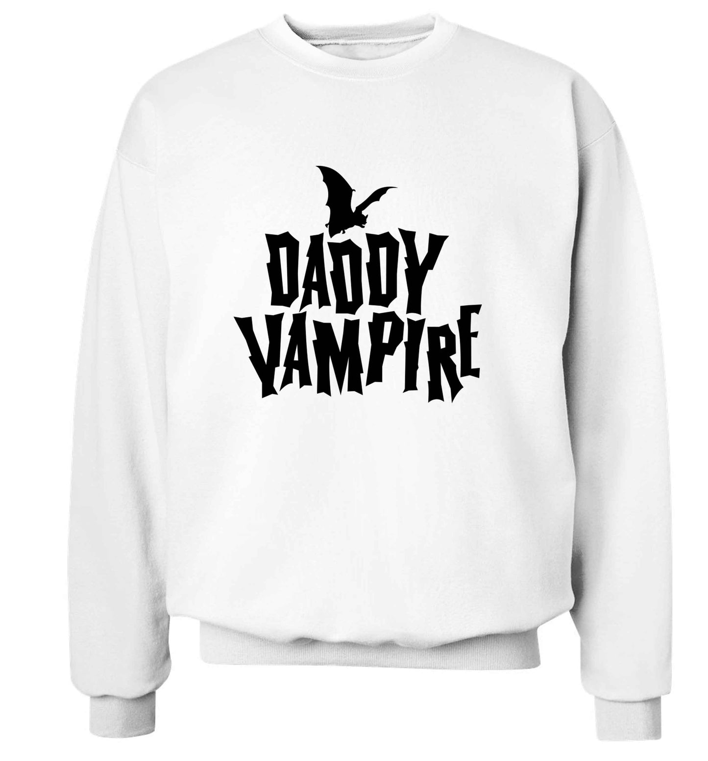 Daddy vampire adult's unisex white sweater 2XL