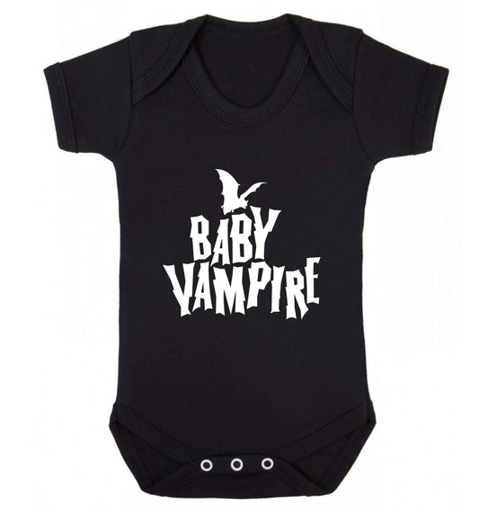 Baby vampire baby vest black 18-24 months