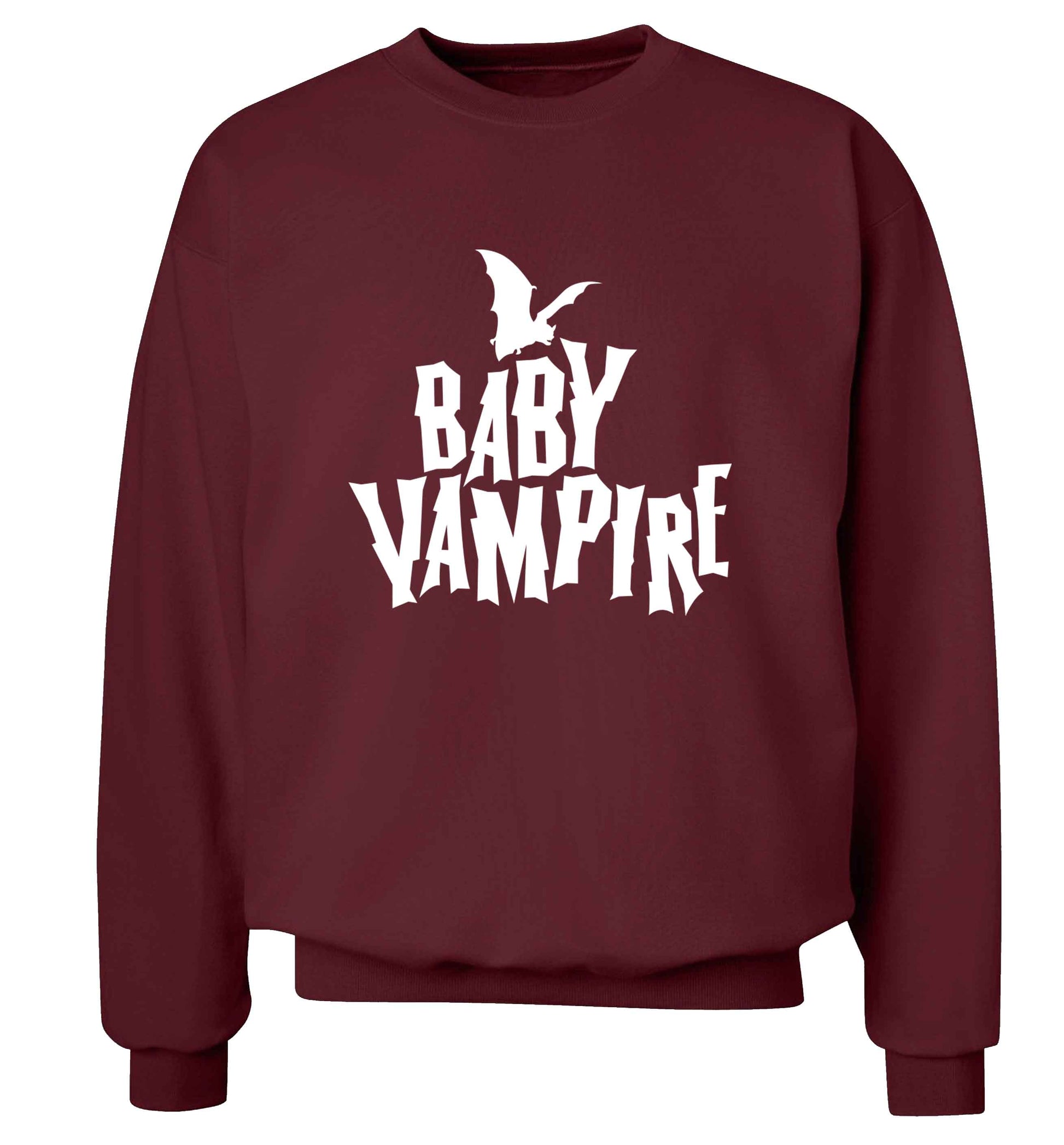 Baby vampire adult's unisex maroon sweater 2XL