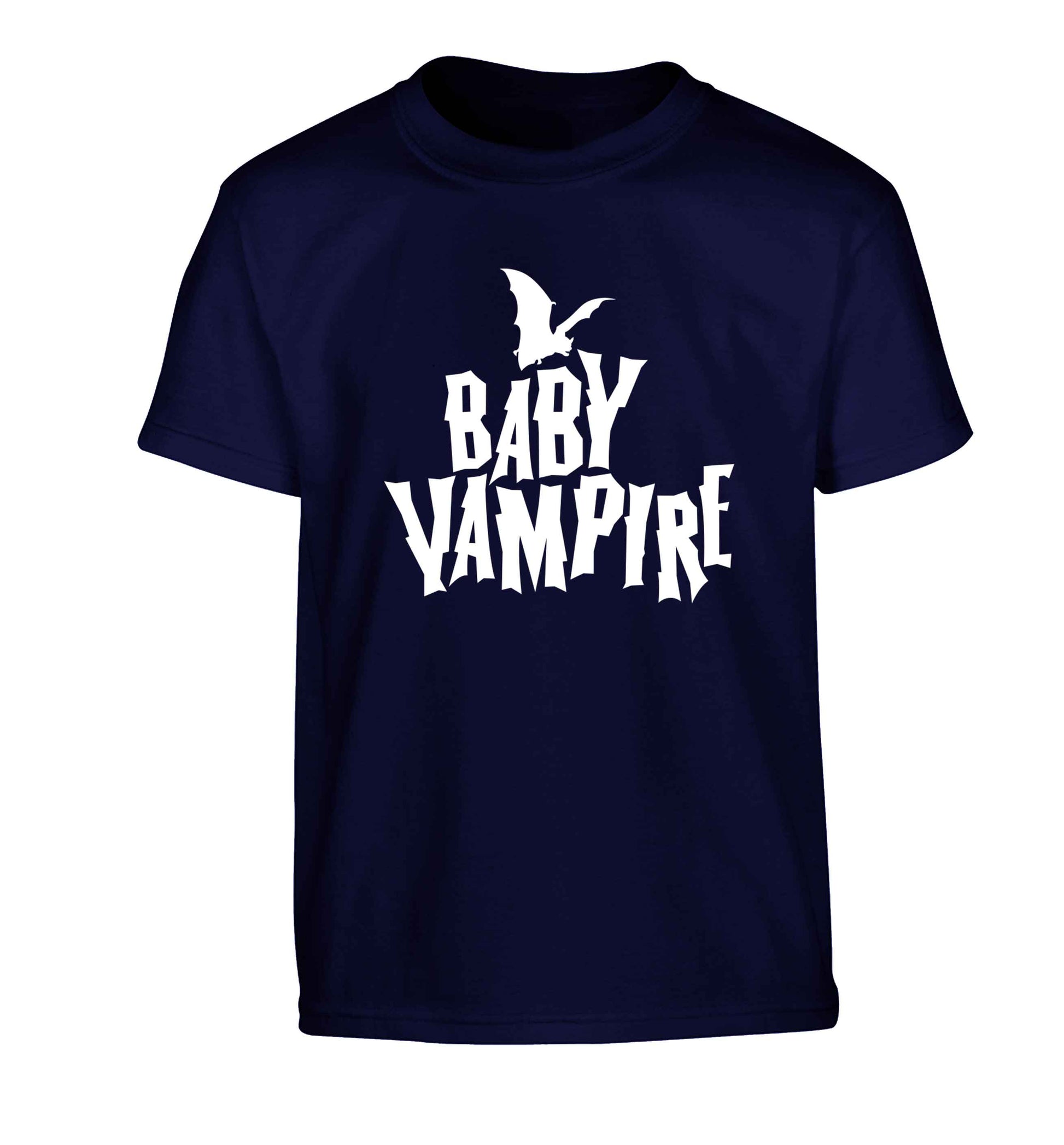 Baby vampire Children's navy Tshirt 12-13 Years