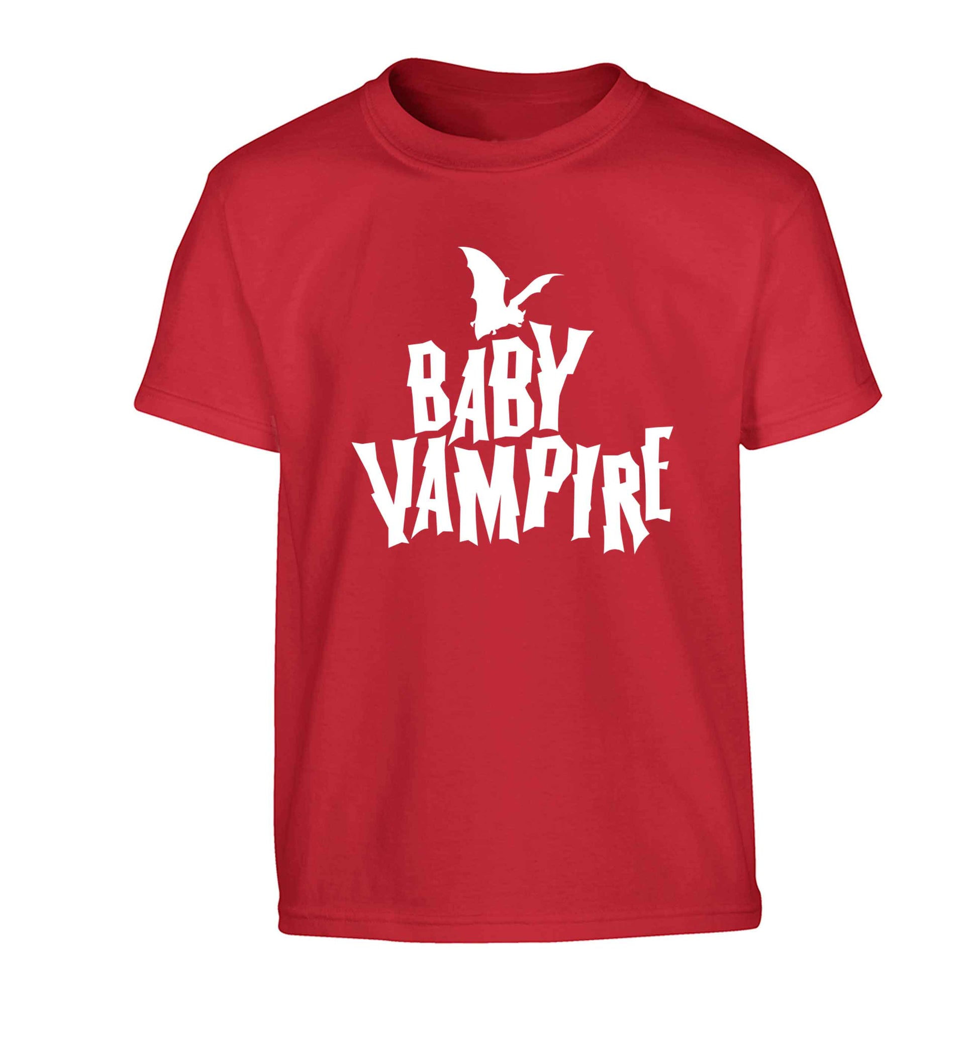Baby vampire Children's red Tshirt 12-13 Years
