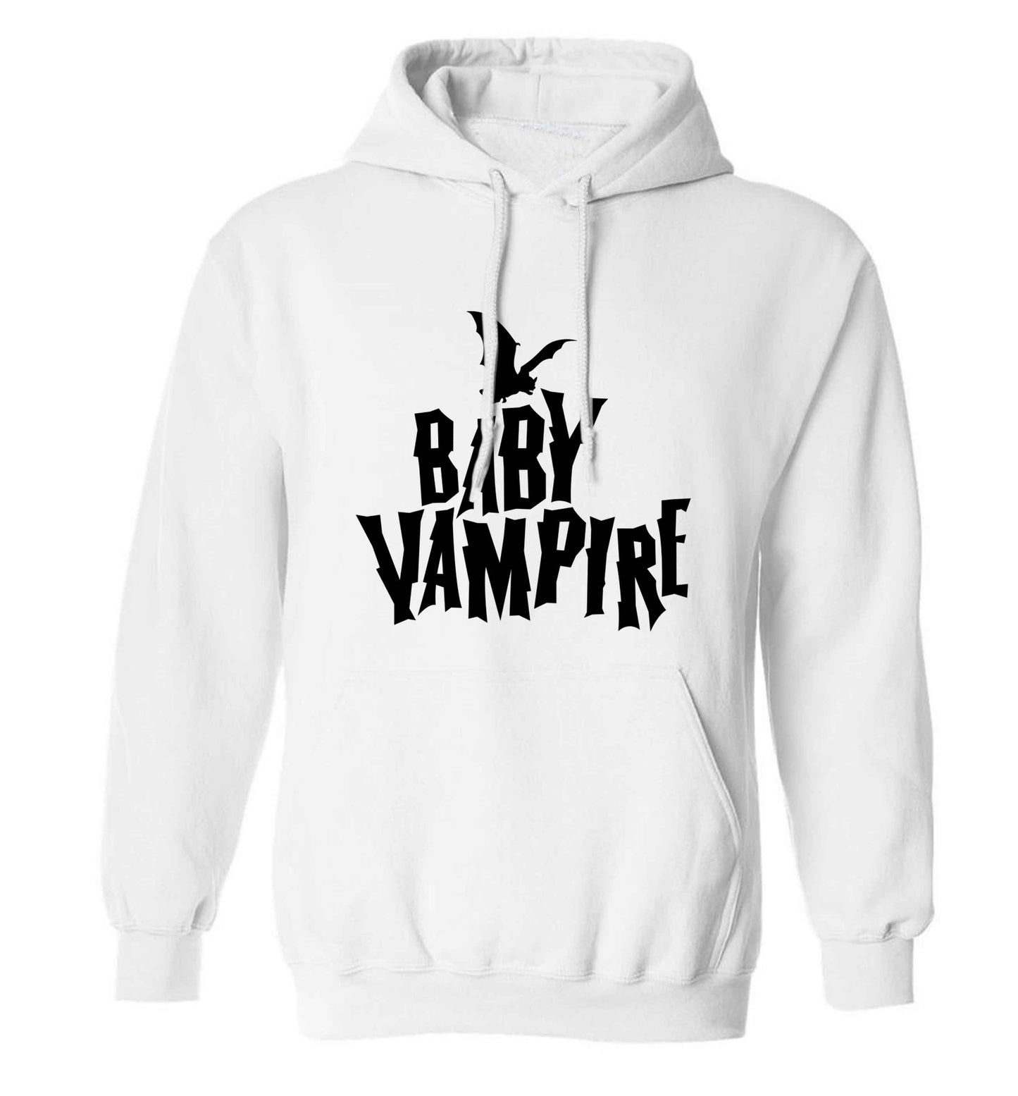 Baby vampire adults unisex white hoodie 2XL