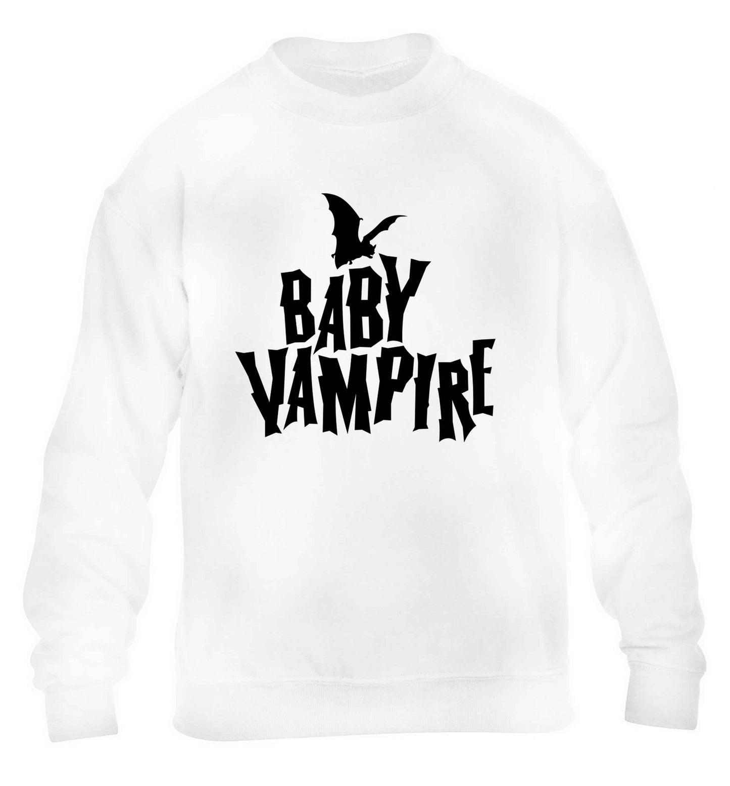 Baby vampire children's white sweater 12-13 Years