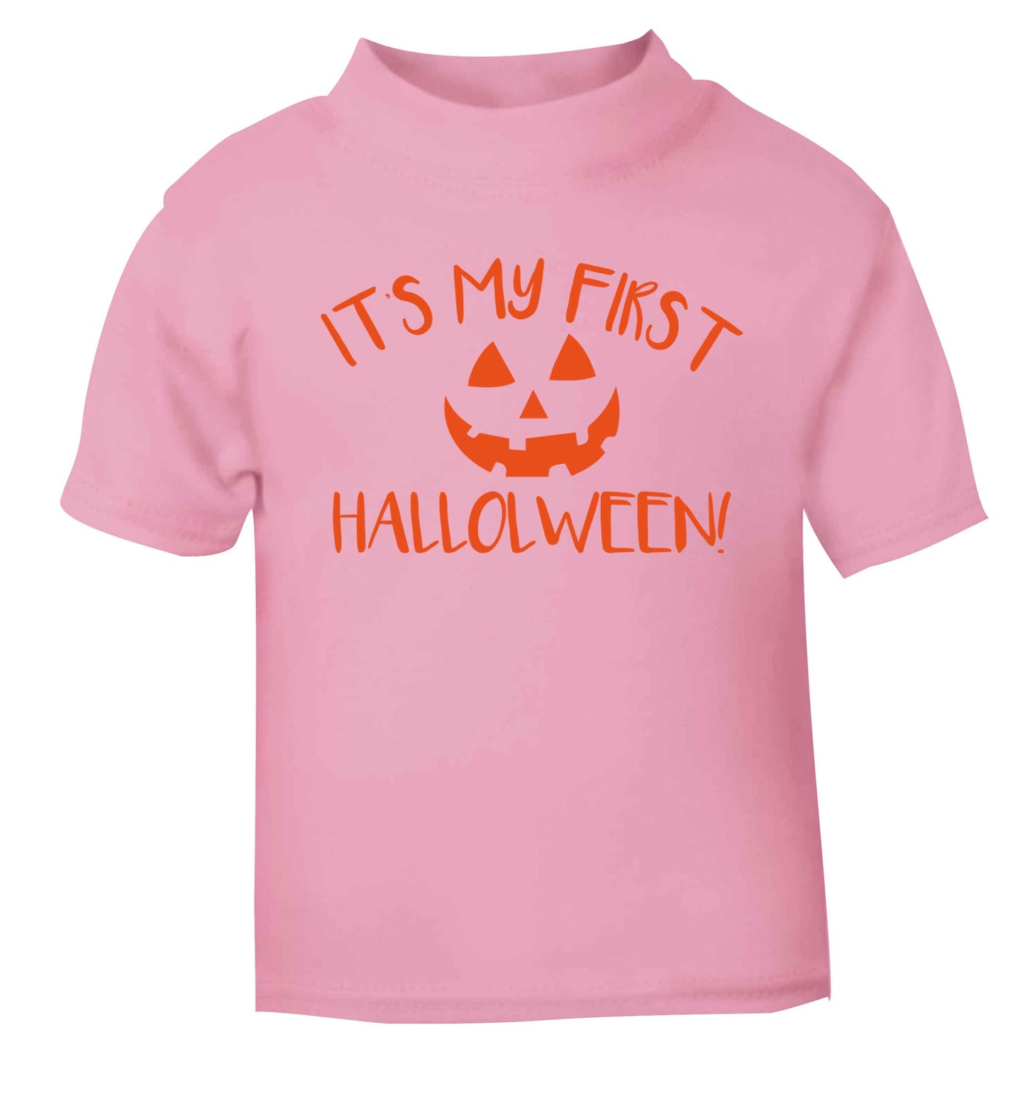My 1st Halloween Pumpkin light pink baby toddler Tshirt 2 Years