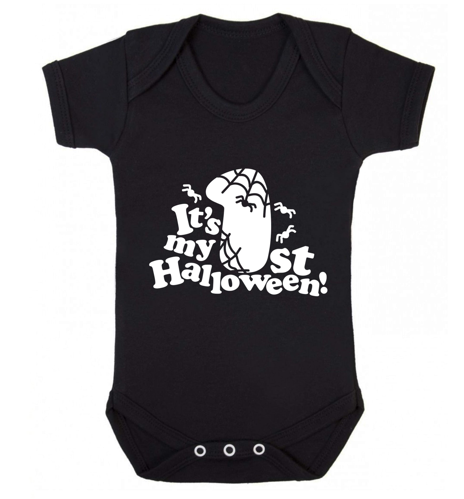 1st Halloween Baby Vest black 18-24 months