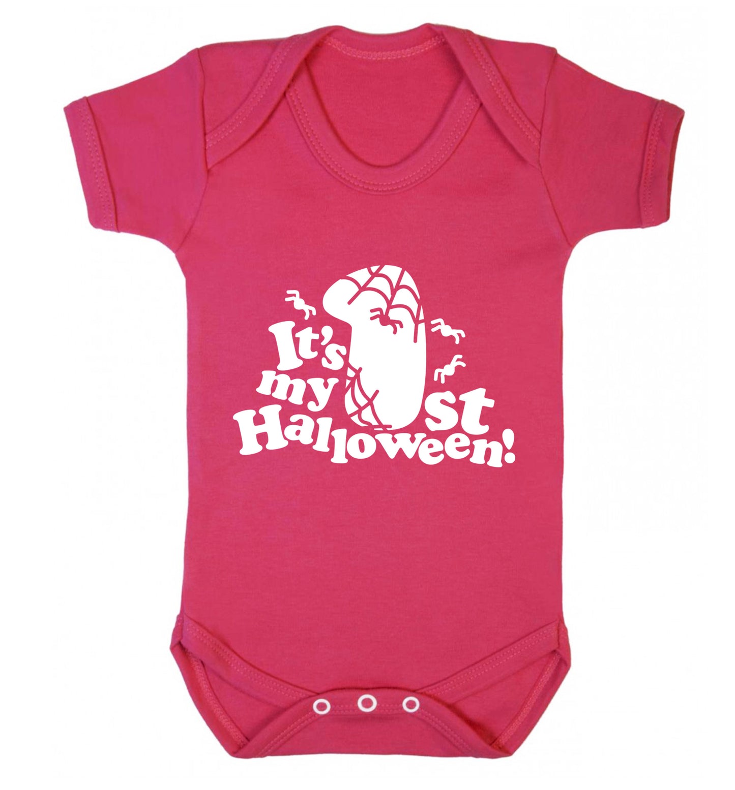1st Halloween Baby Vest dark pink 18-24 months