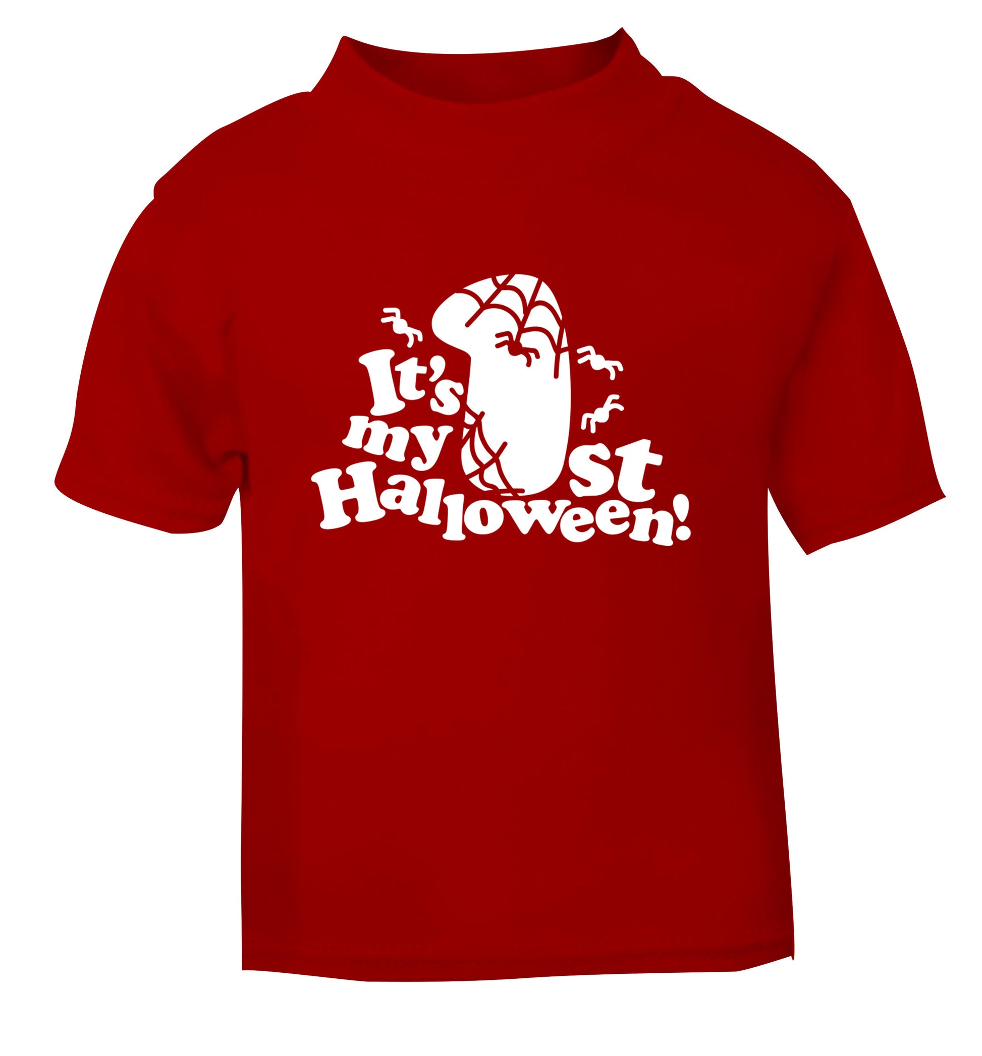 1st Halloween red Baby Toddler Tshirt 2 Years