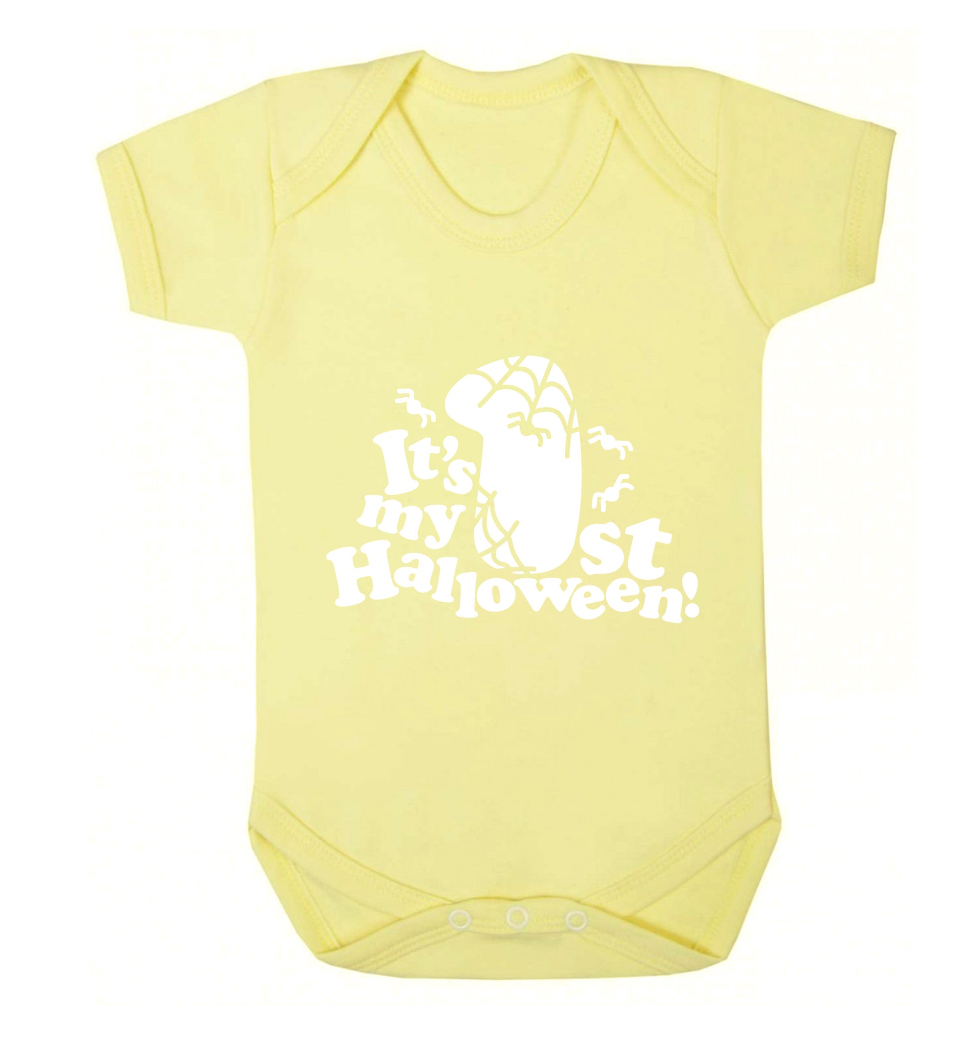 1st Halloween Baby Vest pale yellow 18-24 months