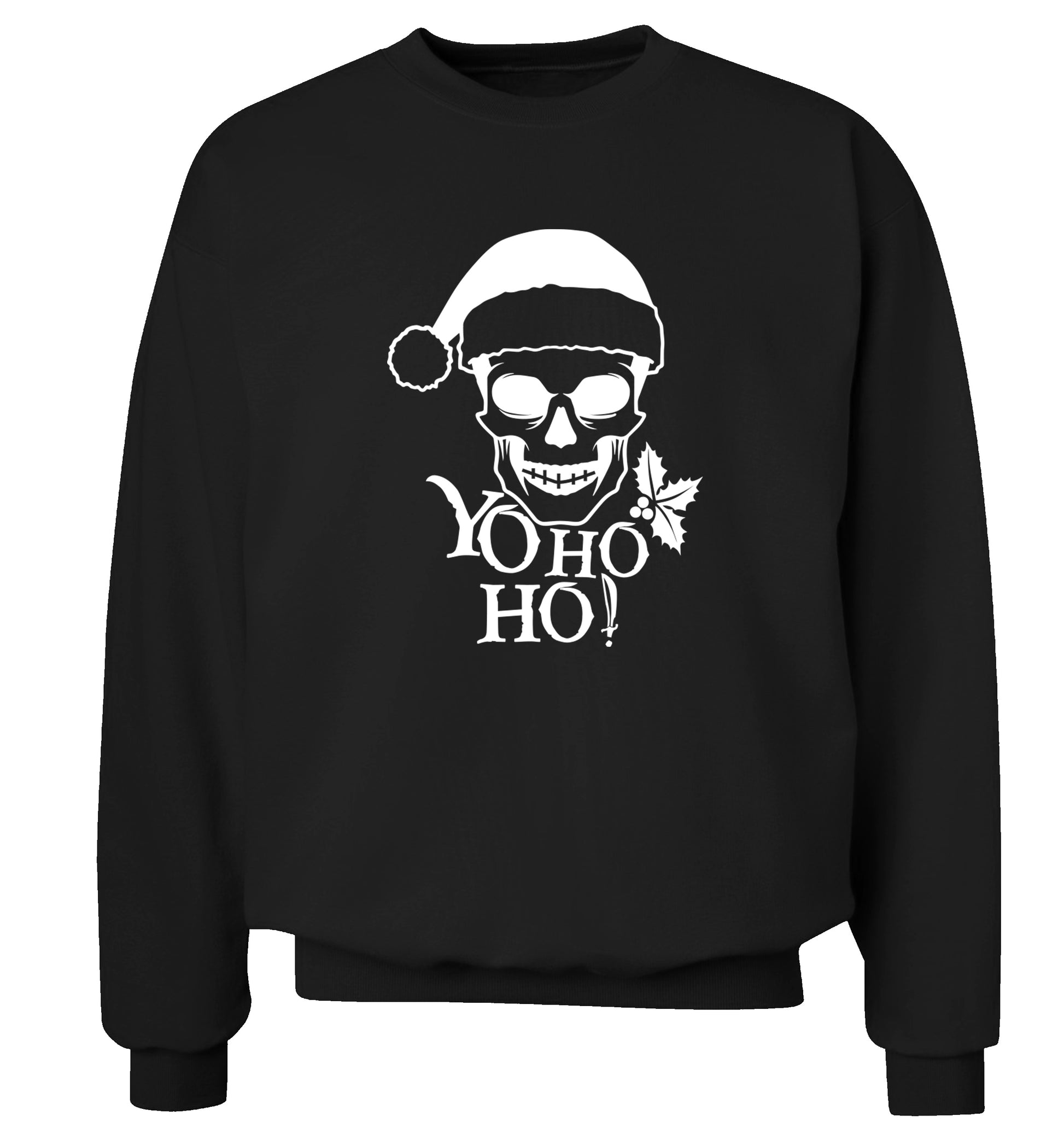 Yo ho ho! Adult's unisex black Sweater 2XL