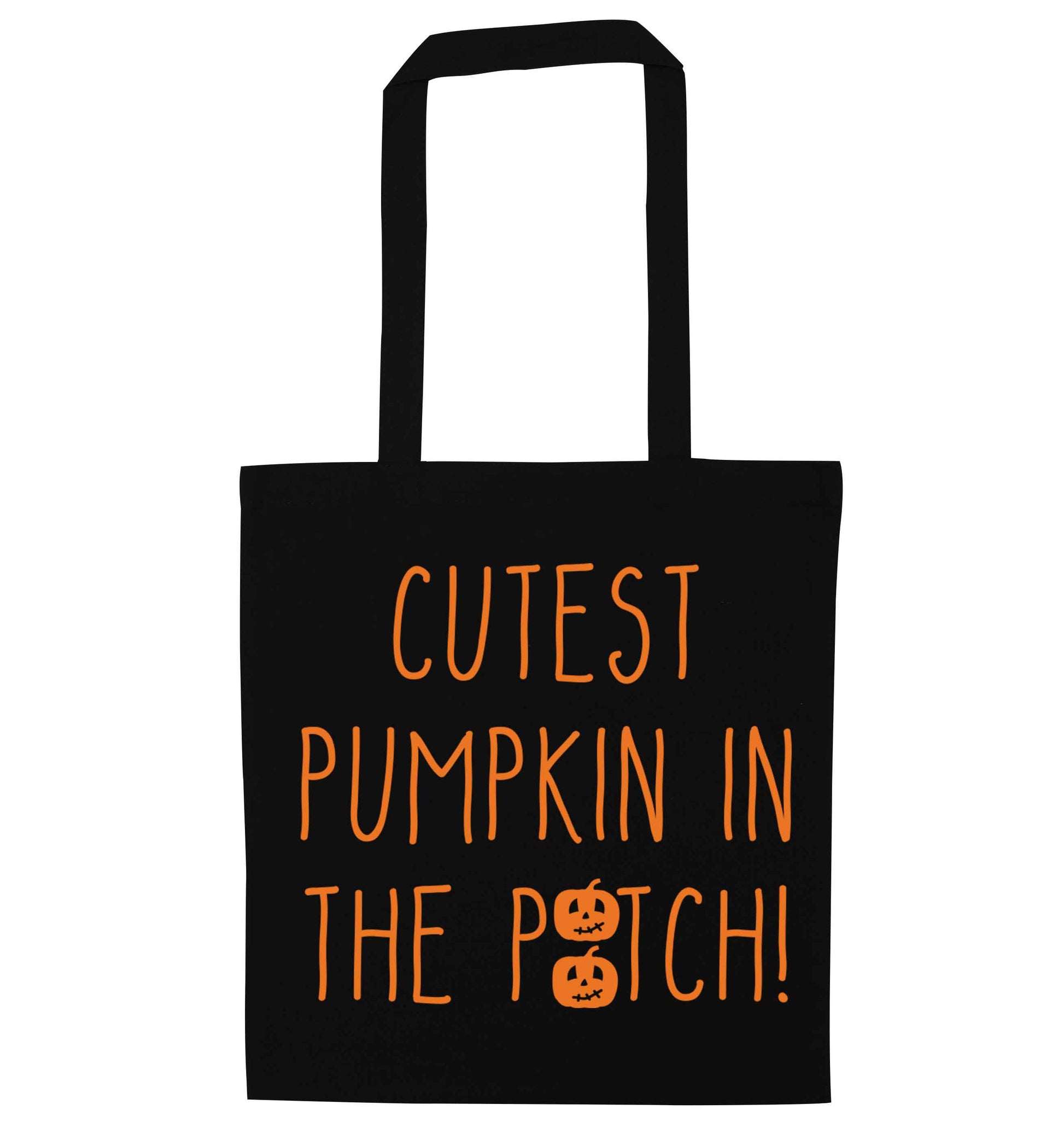 Calm Pumpkin Season black tote bag