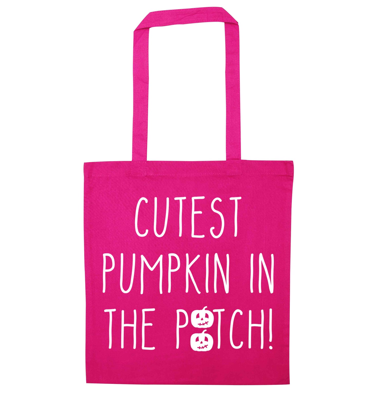 Calm Pumpkin Season pink tote bag