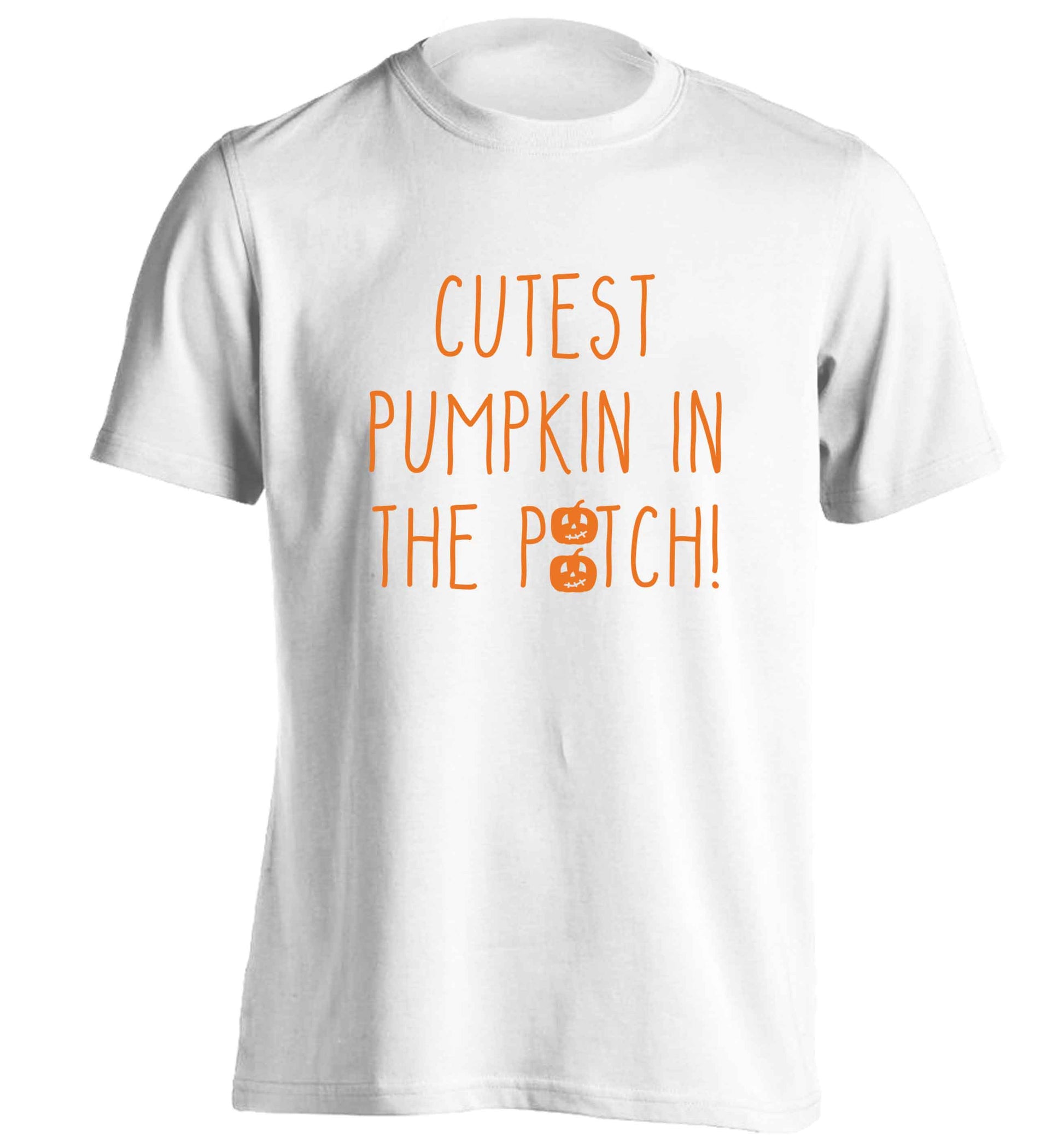 Calm Pumpkin Season adults unisex white Tshirt 2XL
