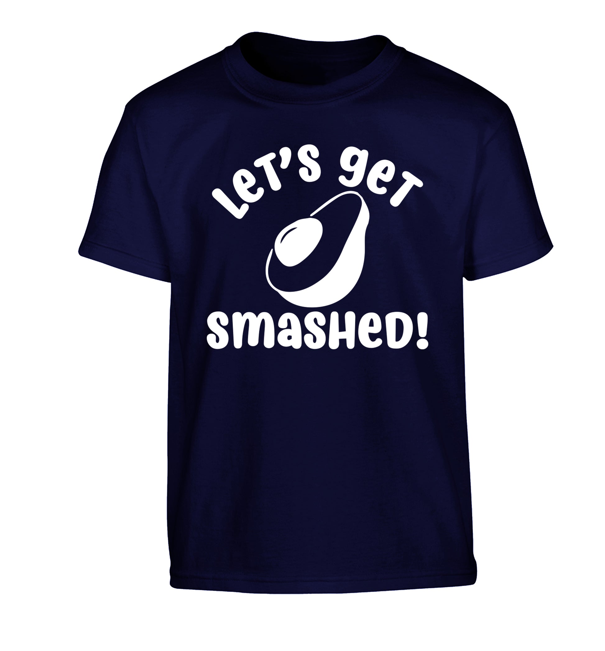 Let's get smashed Children's navy Tshirt 12-14 Years