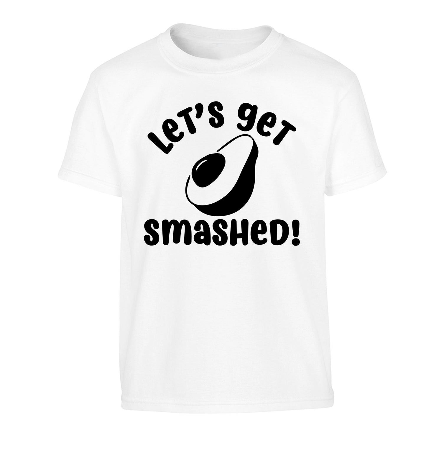 Let's get smashed Children's white Tshirt 12-14 Years
