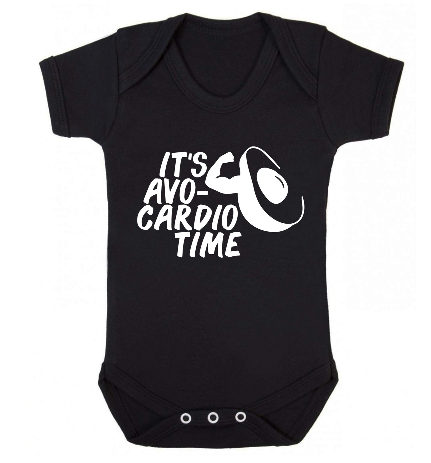 It's avo-cardio time Baby Vest black 18-24 months