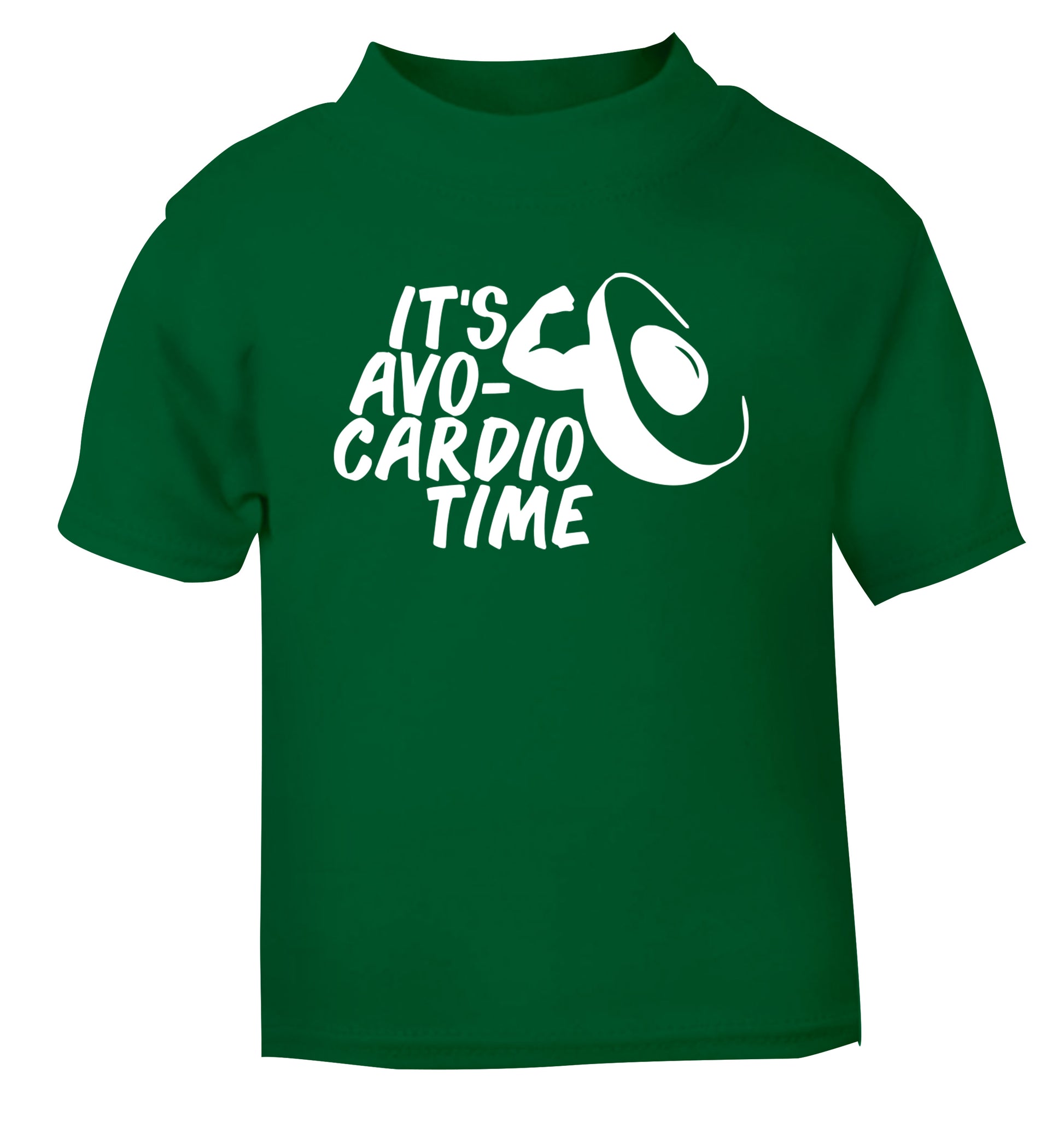 It's avo-cardio time green Baby Toddler Tshirt 2 Years