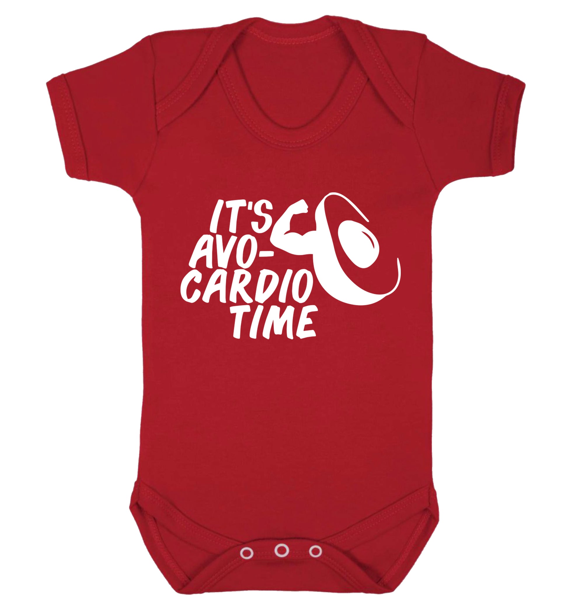 It's avo-cardio time Baby Vest red 18-24 months