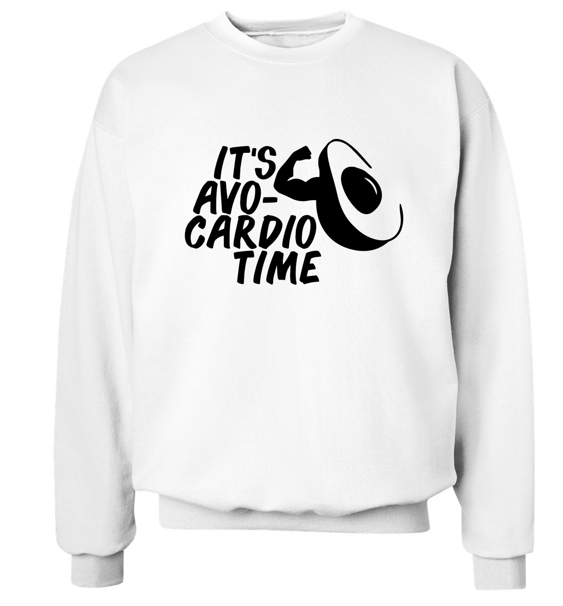It's avo-cardio time Adult's unisex white Sweater 2XL