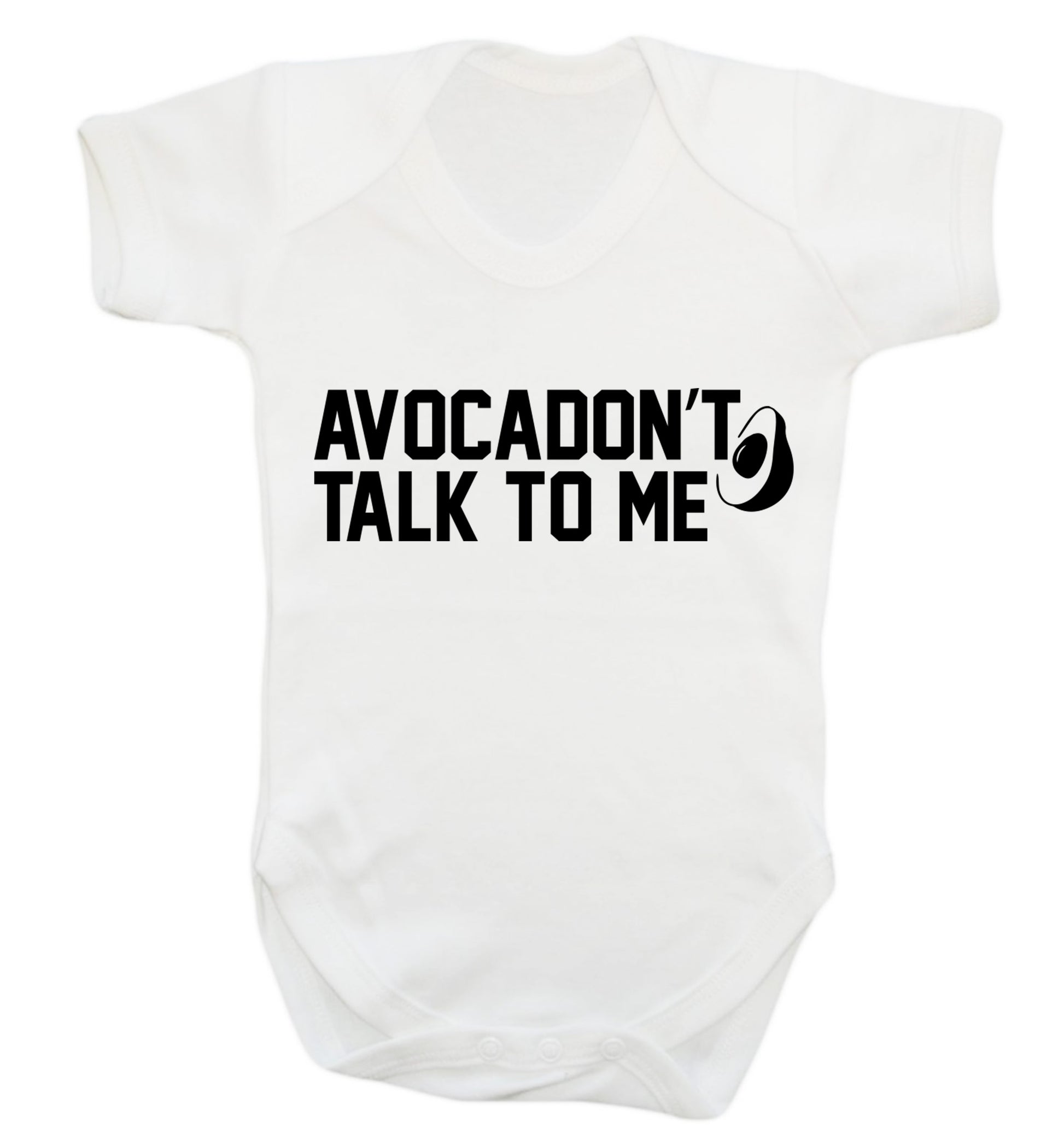 Avocadon't talk to me Baby Vest white 18-24 months