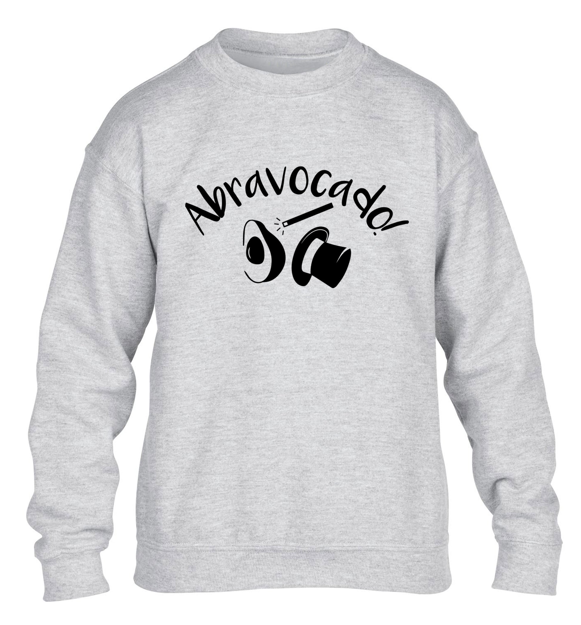 Abravocado children's grey sweater 12-14 Years