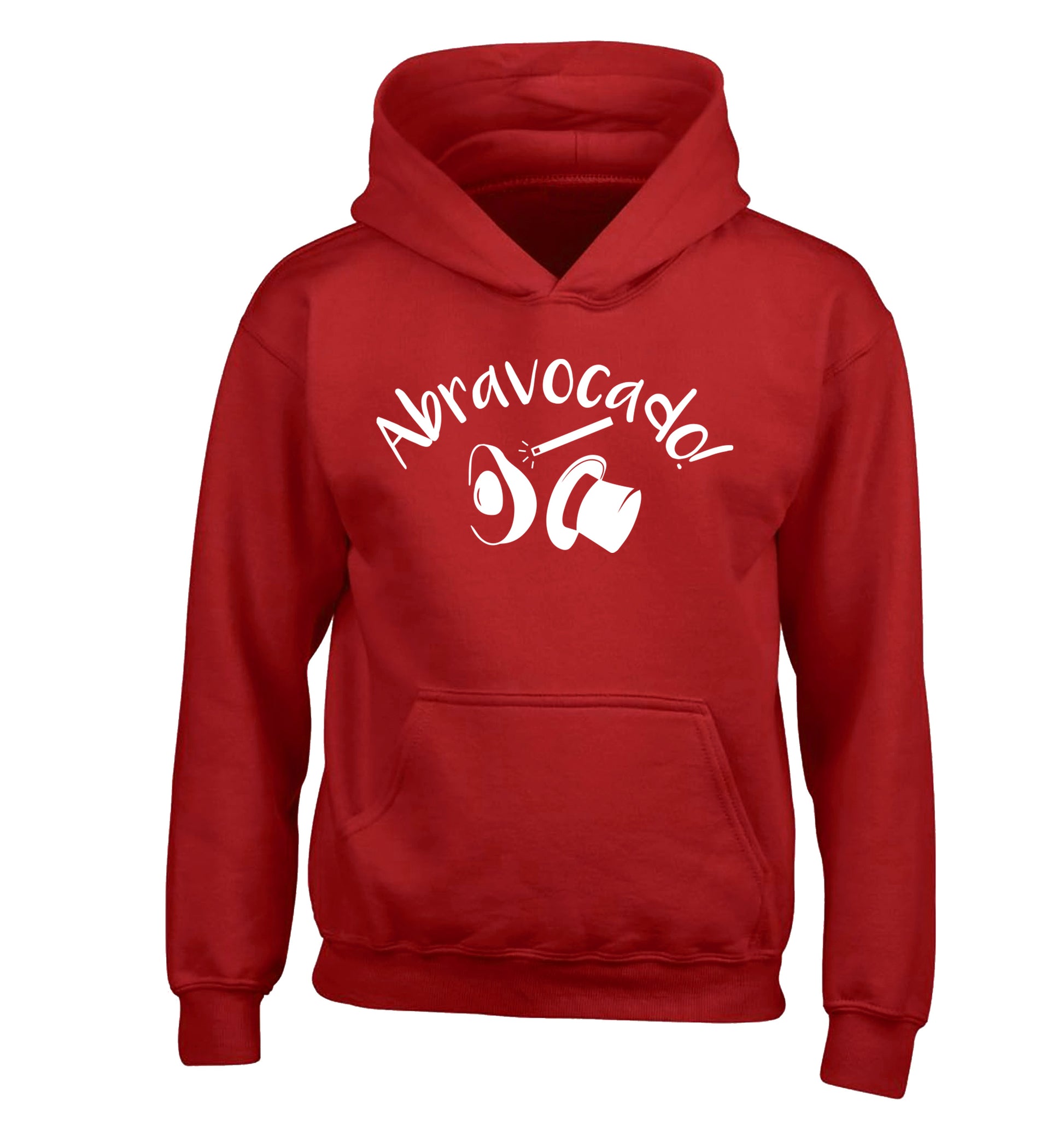 Abravocado children's red hoodie 12-14 Years