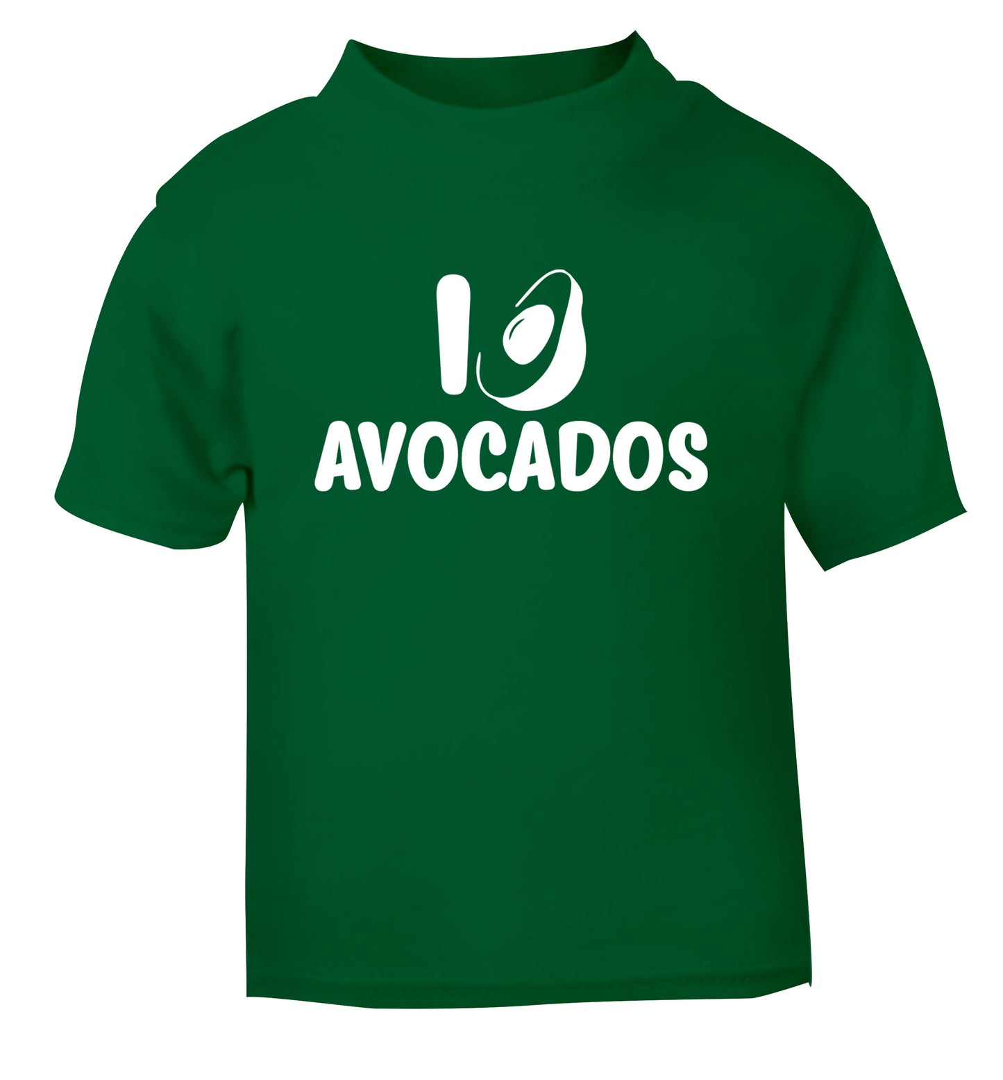 I love avocados green Baby Toddler Tshirt 2 Years