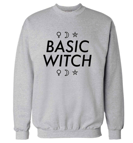 Basic witch 1 adult's unisex grey sweater 2XL