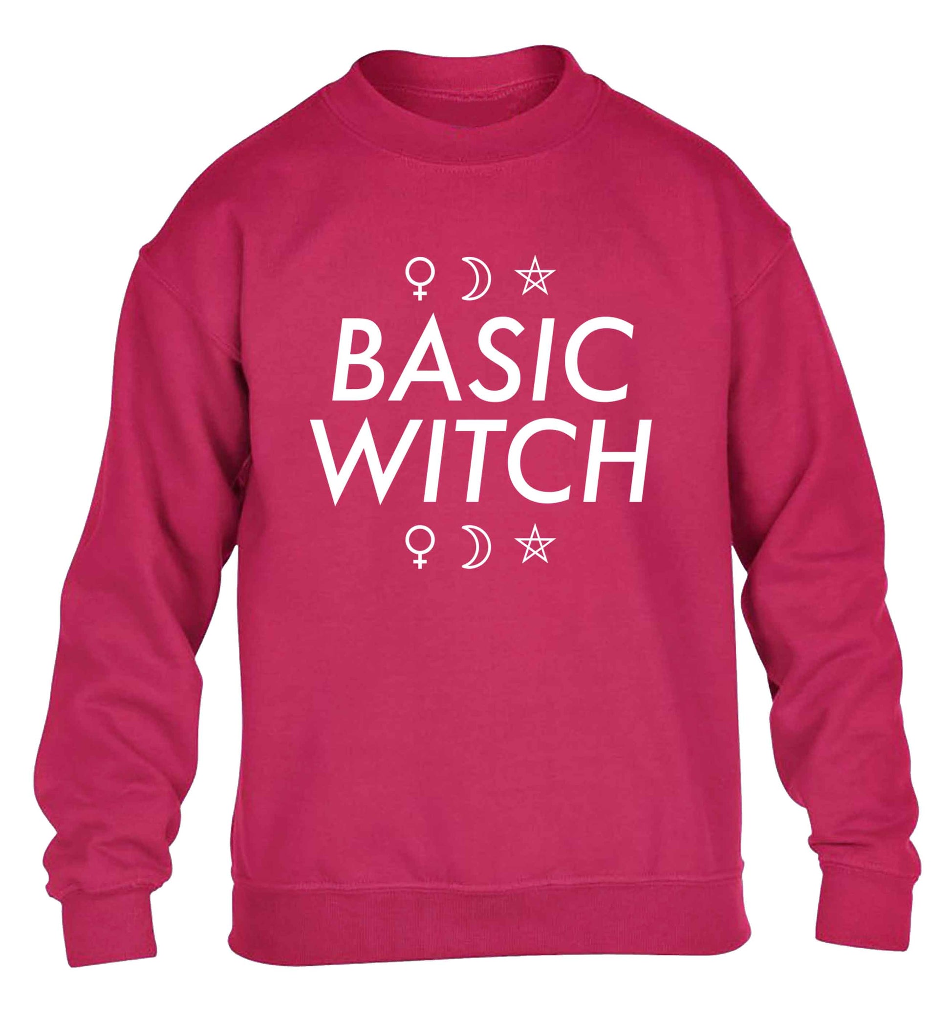Basic witch 1 children's pink sweater 12-13 Years