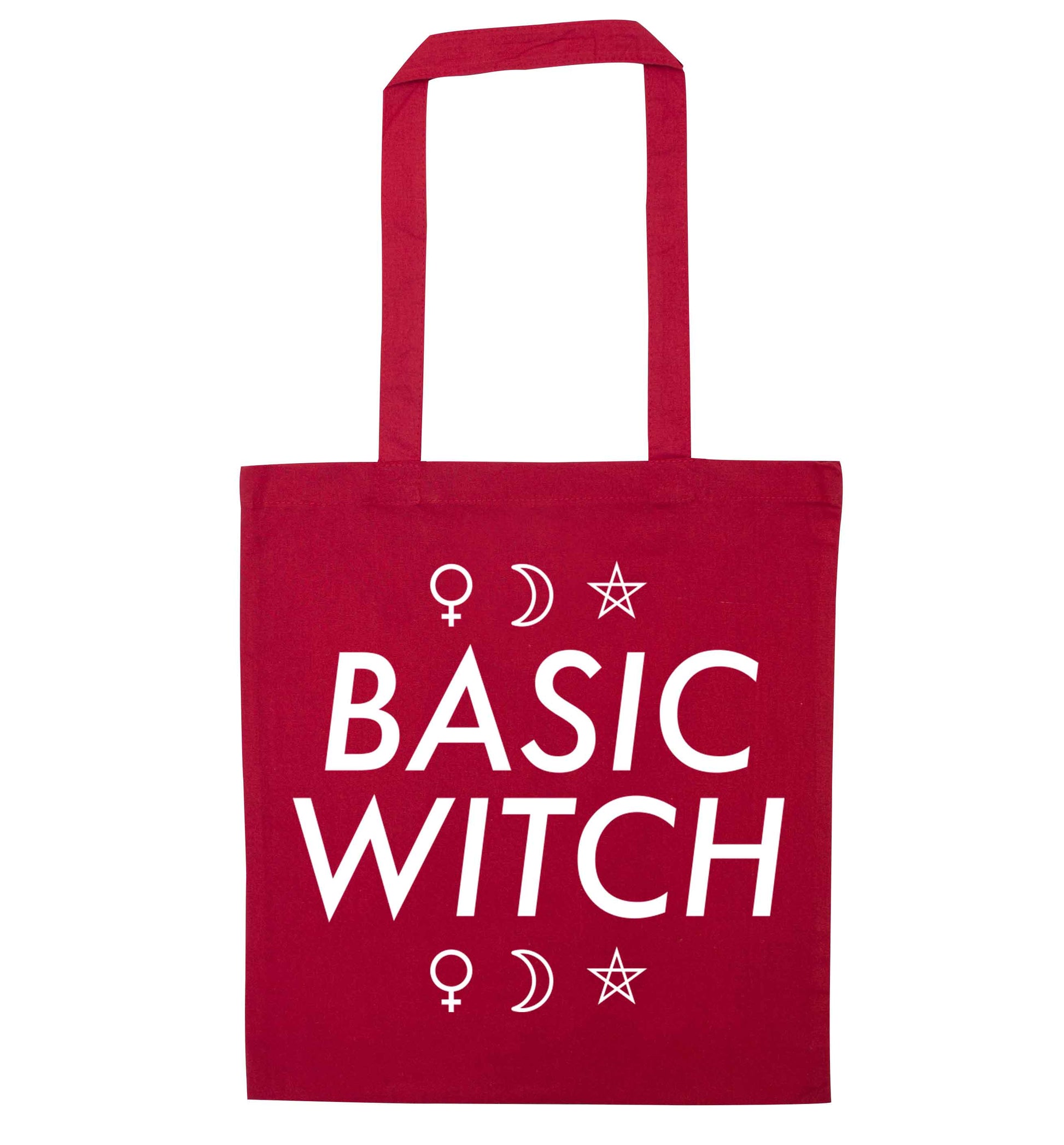 Basic witch red tote bag