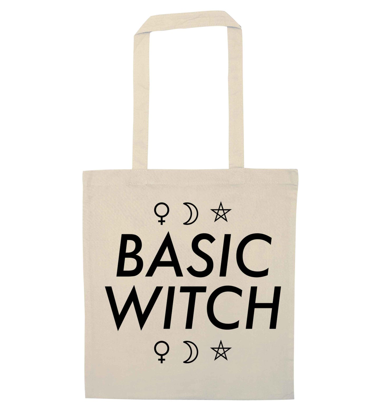 Basic witch natural tote bag