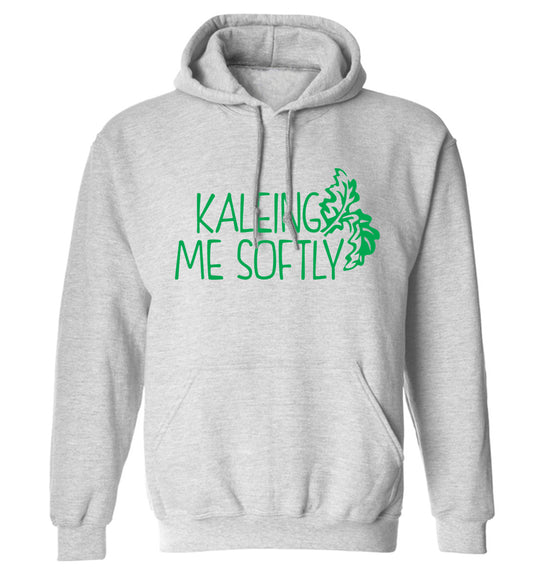 Kaleing me softly adults unisex grey hoodie 2XL