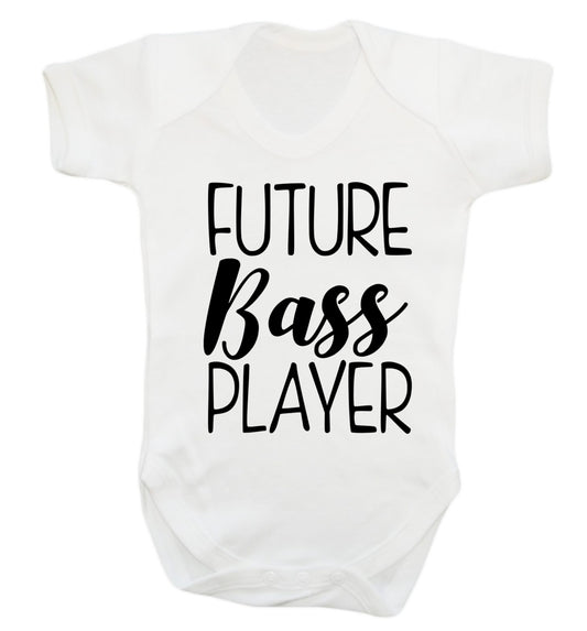 Future bass player Baby Vest white 18-24 months