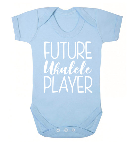 Future ukulele player Baby Vest pale blue 18-24 months