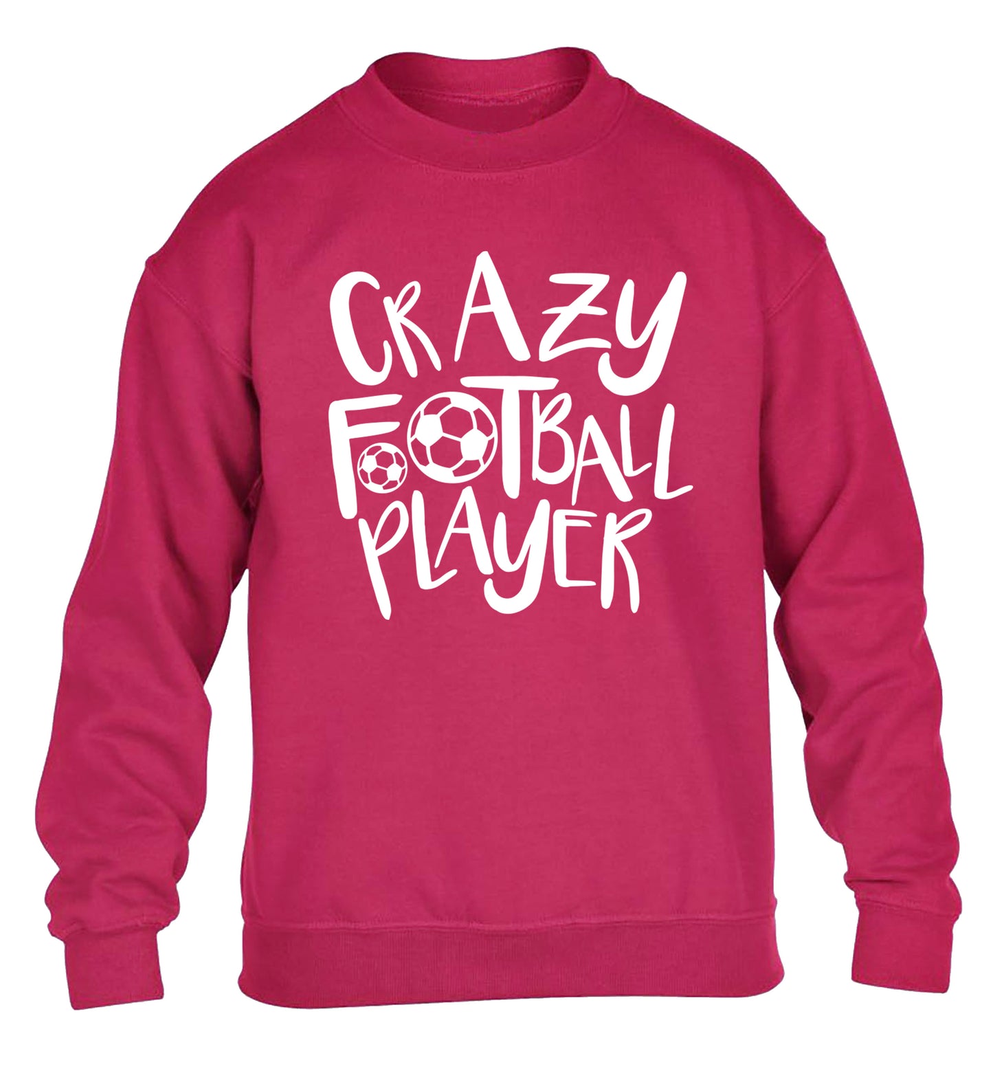 Crazy football player children's pink sweater 12-14 Years