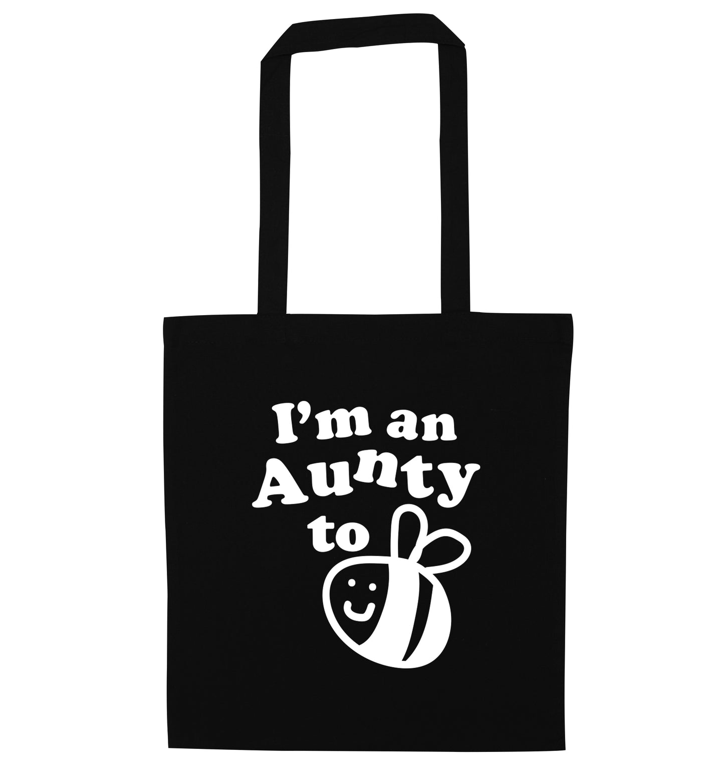 I'm an aunty to be black tote bag