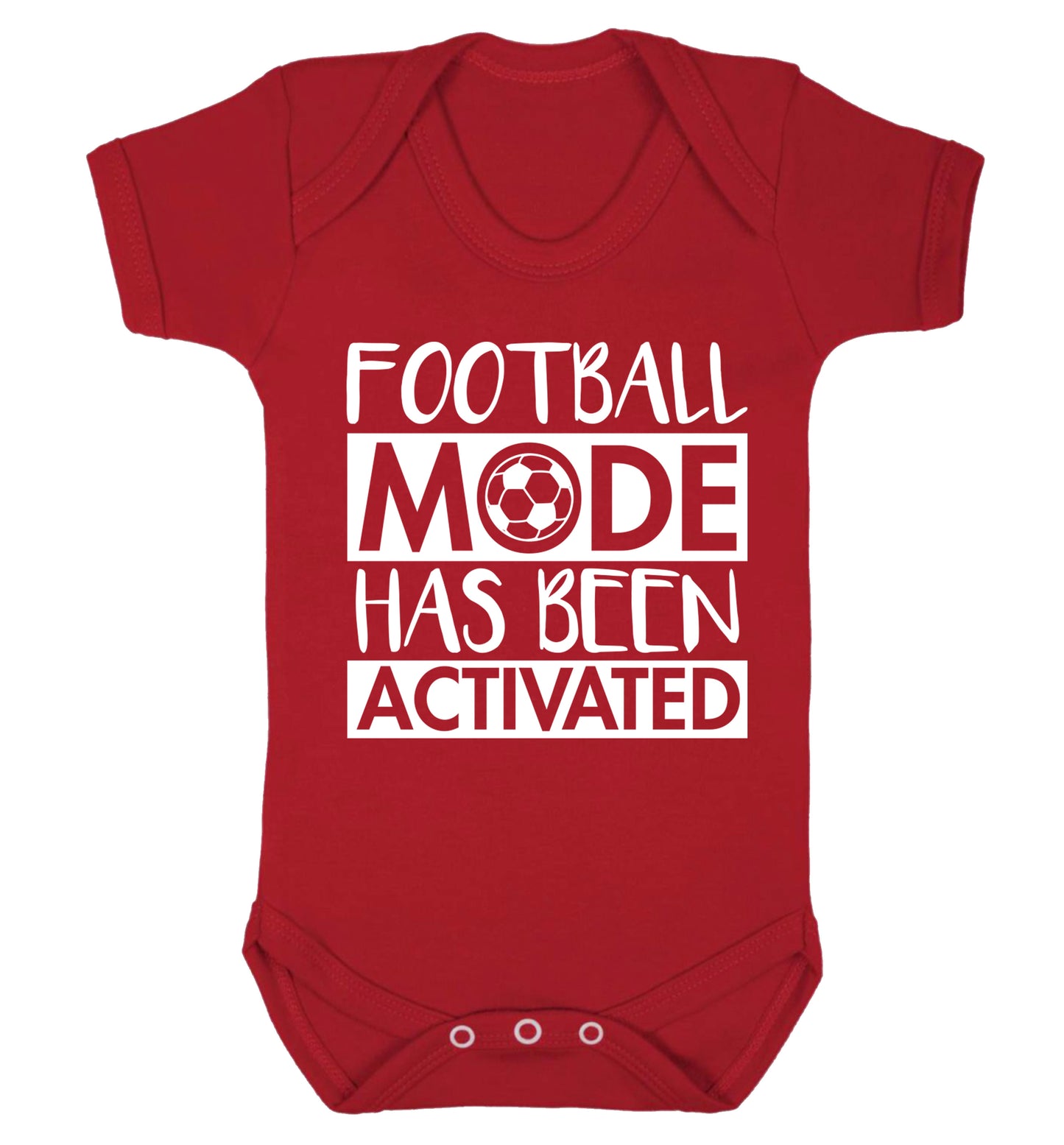 Football mode has been activated Baby Vest red 18-24 months