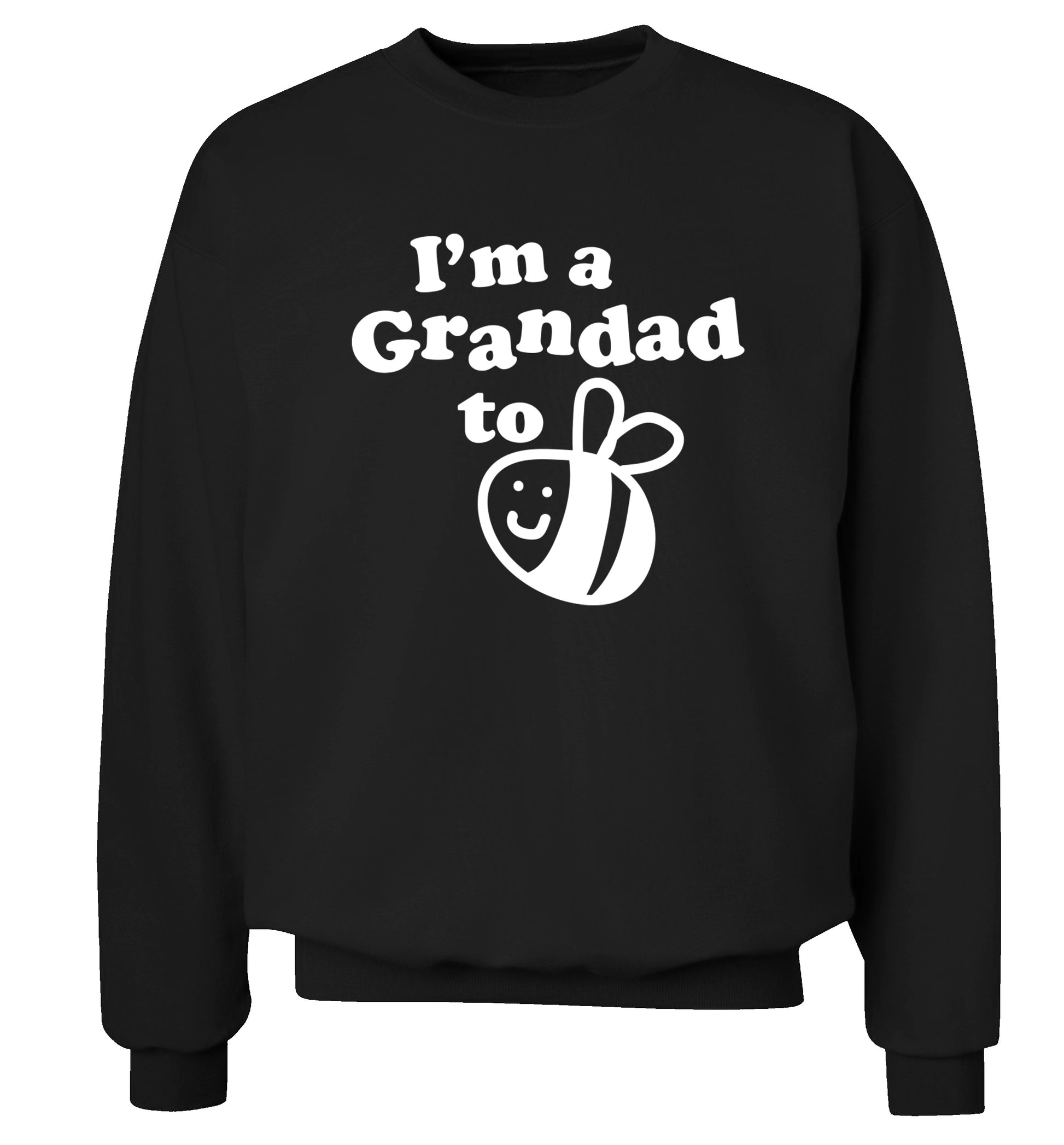 I'm a grandad to be Adult's unisex black Sweater 2XL