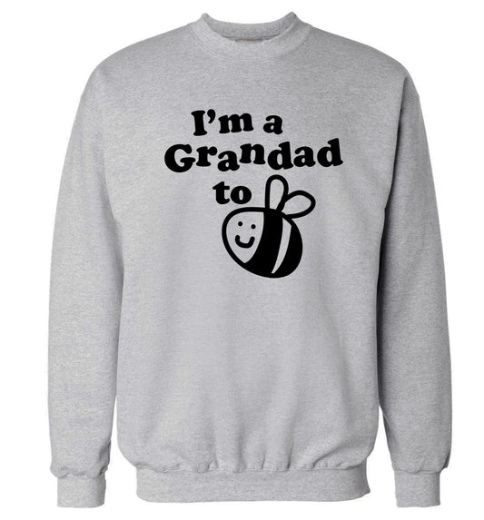 I'm a grandad to be Adult's unisex grey Sweater 2XL