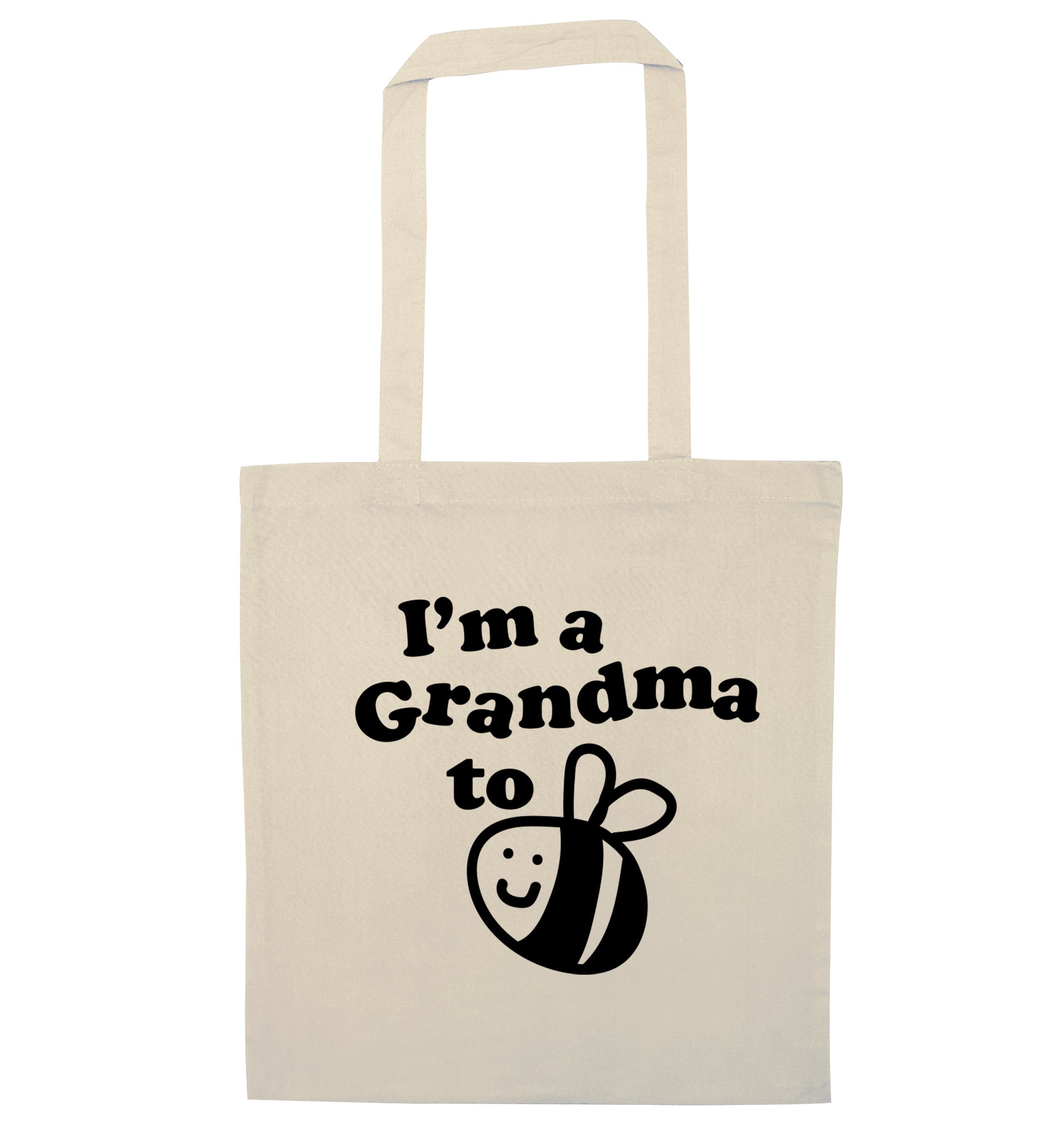 I'm a grandma to be natural tote bag
