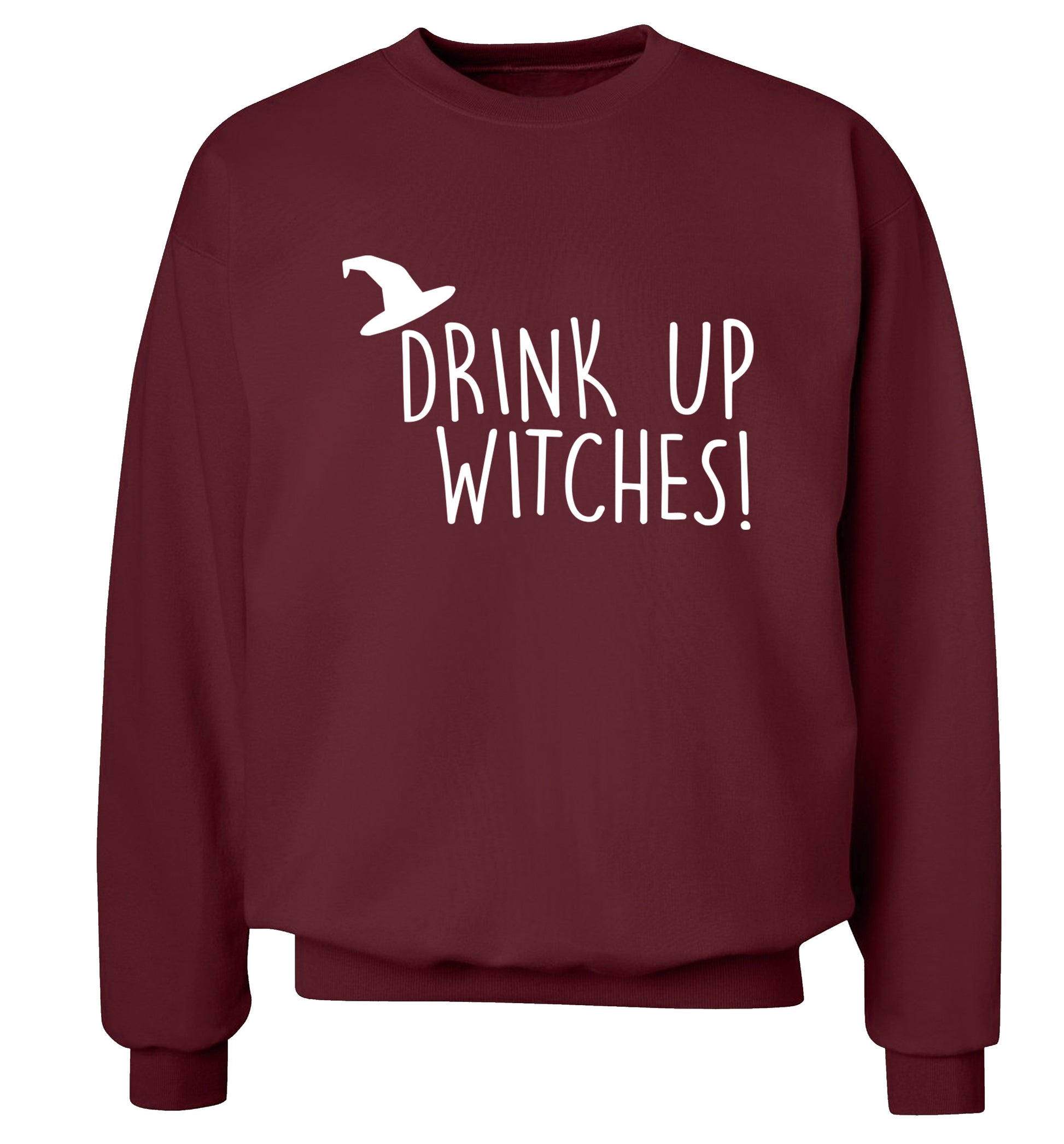Drink up witches Adult's unisex maroon Sweater 2XL