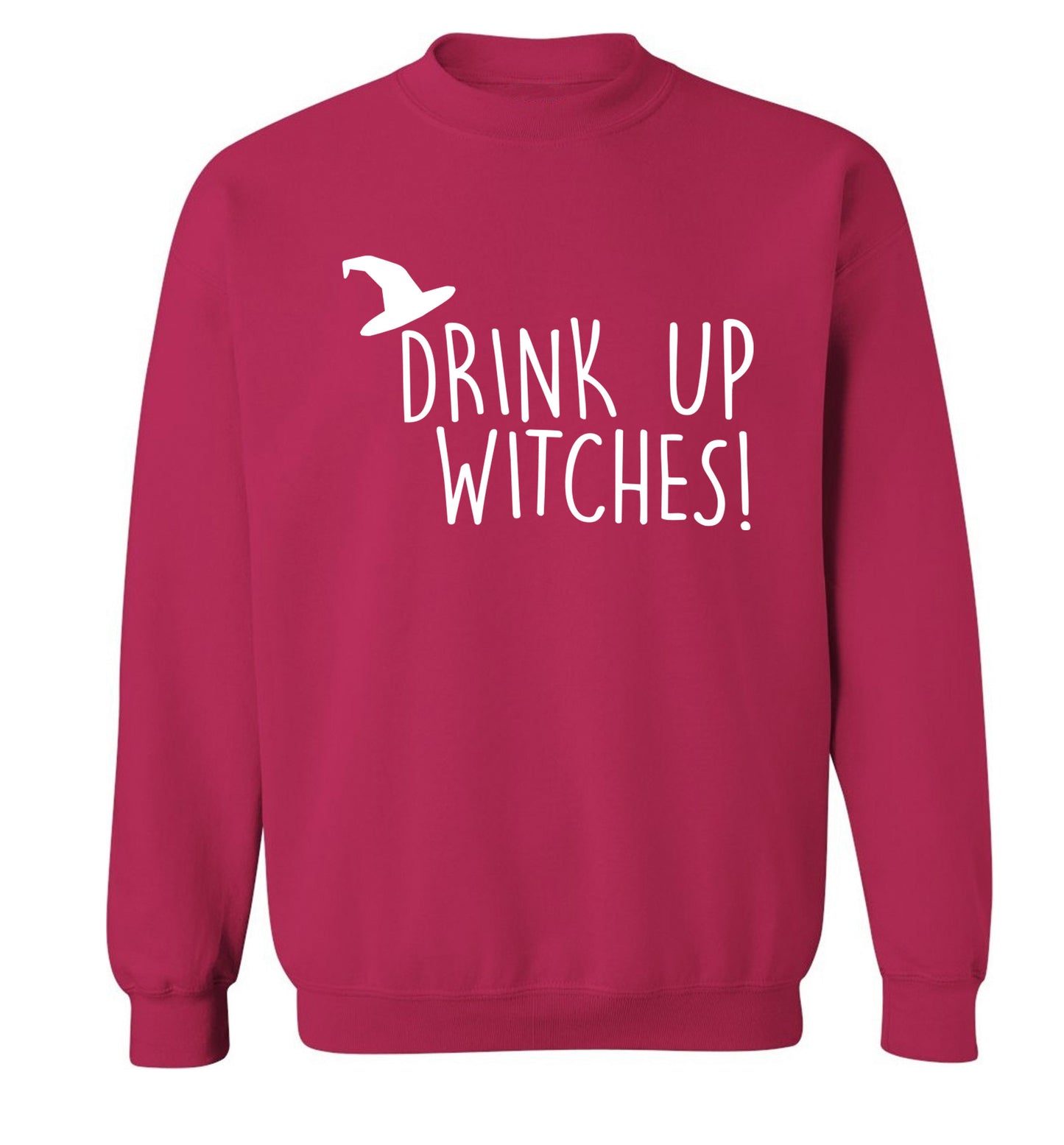 Drink up witches Adult's unisex pink Sweater 2XL