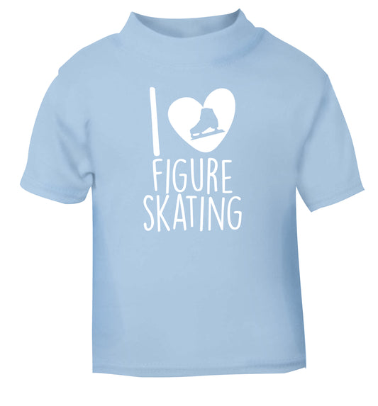 I love figure skating light blue Baby Toddler Tshirt 2 Years