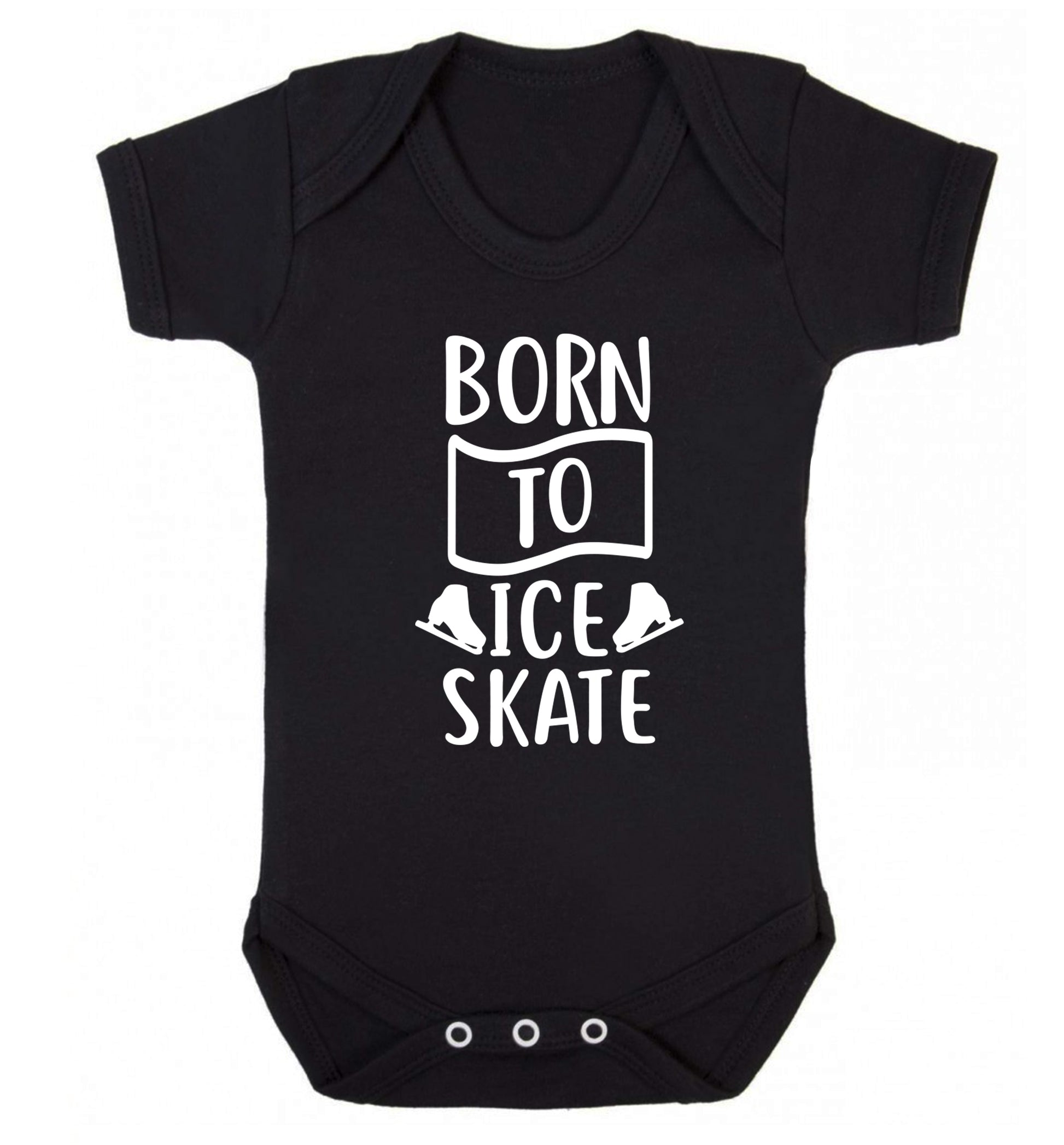 I ice skate because I like it not because I'm good at it Baby Vest black 18-24 months