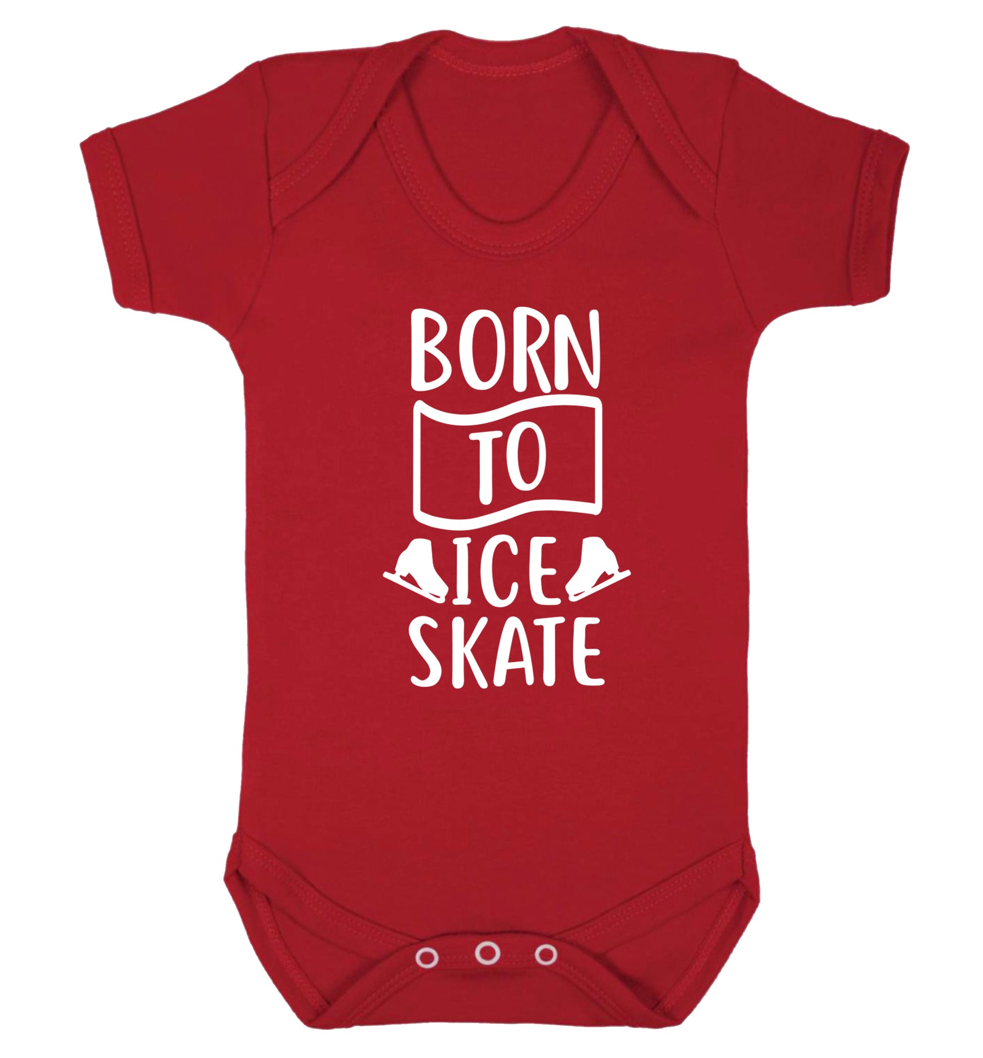 I ice skate because I like it not because I'm good at it Baby Vest red 18-24 months