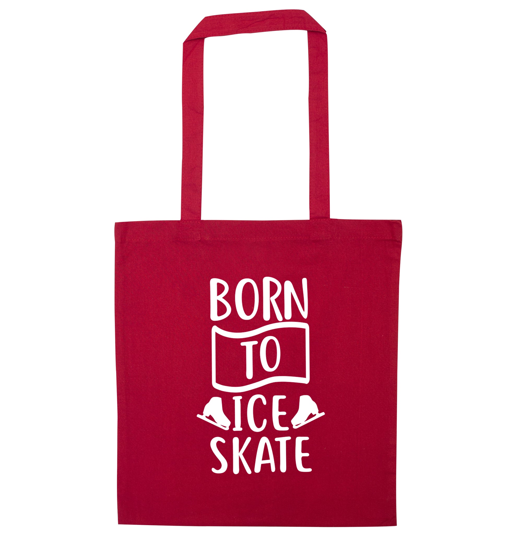 I ice skate because I like it not because I'm good at it red tote bag