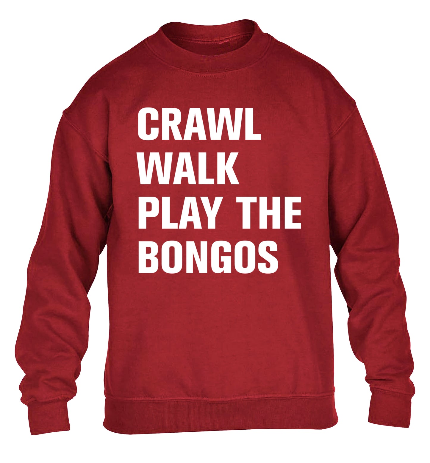 Crawl Walk Play Bongos children's grey sweater 12-13 Years