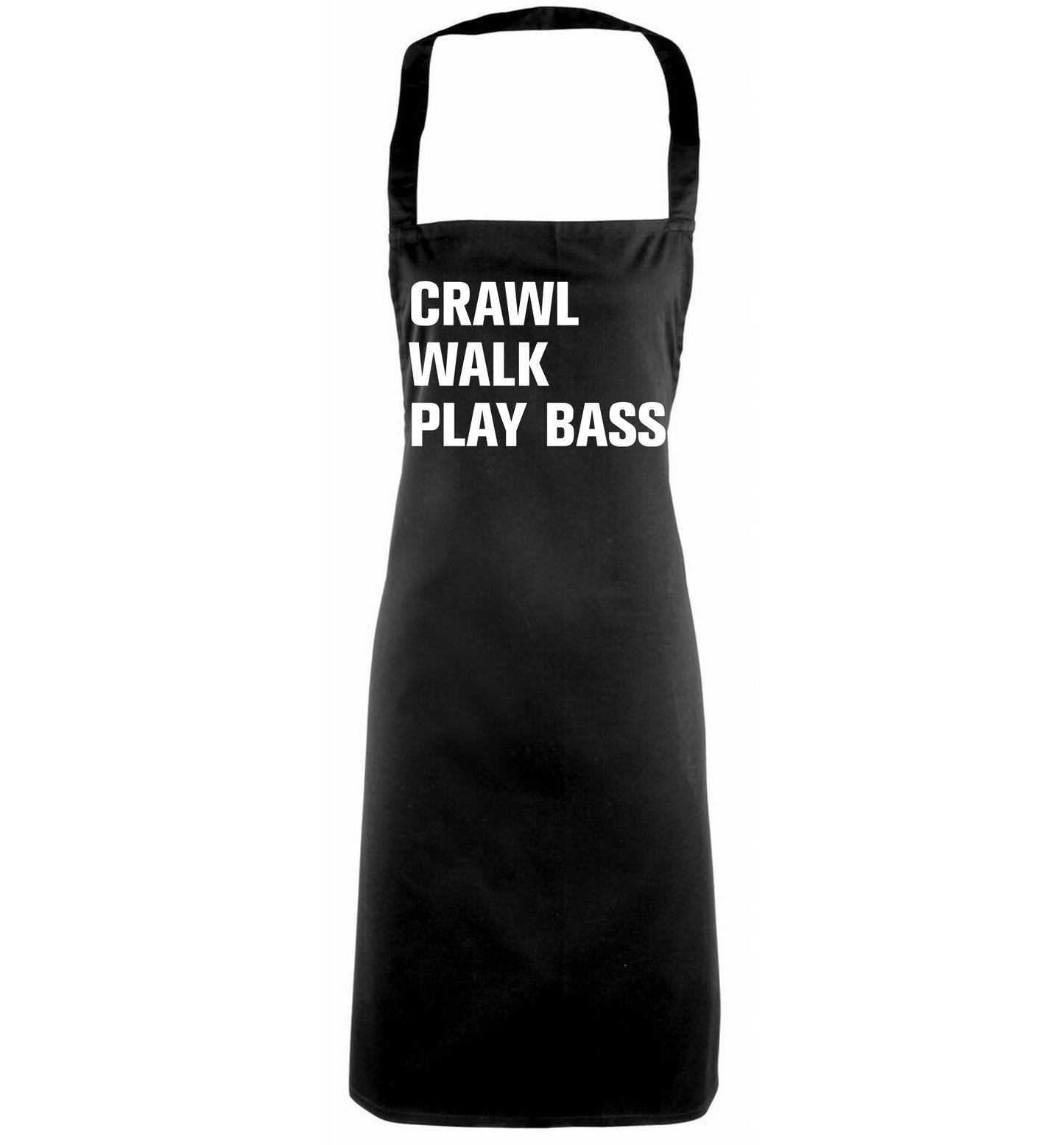 Crawl Walk Play Bass black apron